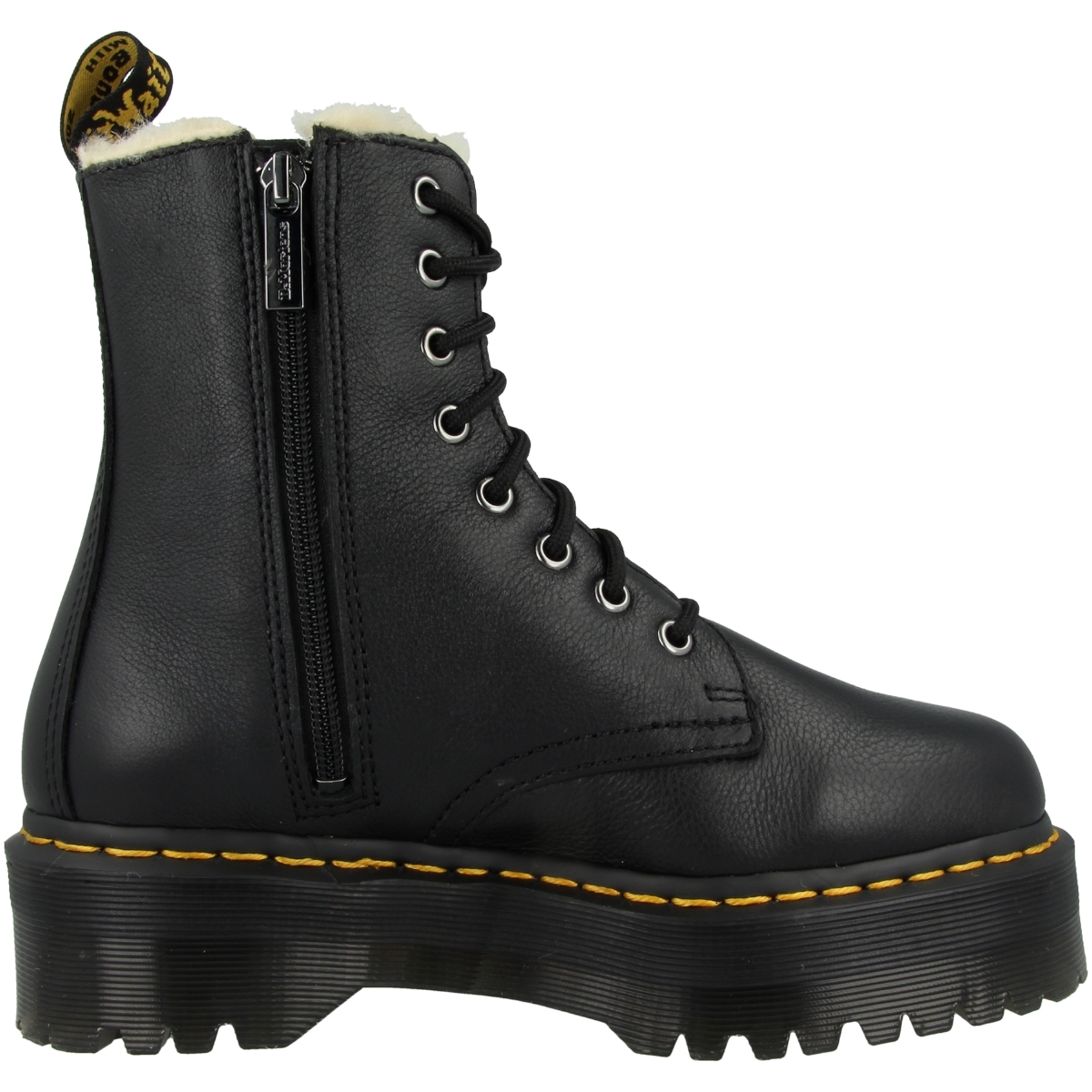 Dr. Martens Jadon Fur Lined Plateau Boots schwarz Dr. Martens Jadon Fur Lined Plateau Boots schwarz