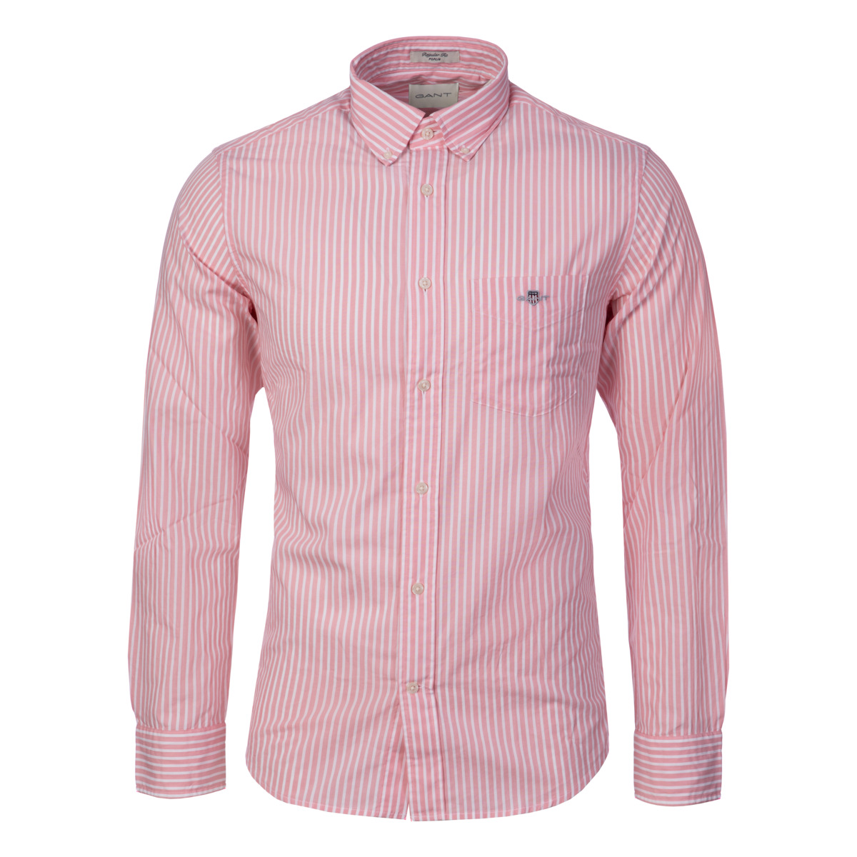 GANT Reg Classic Poplin Stripe Hemd rosa