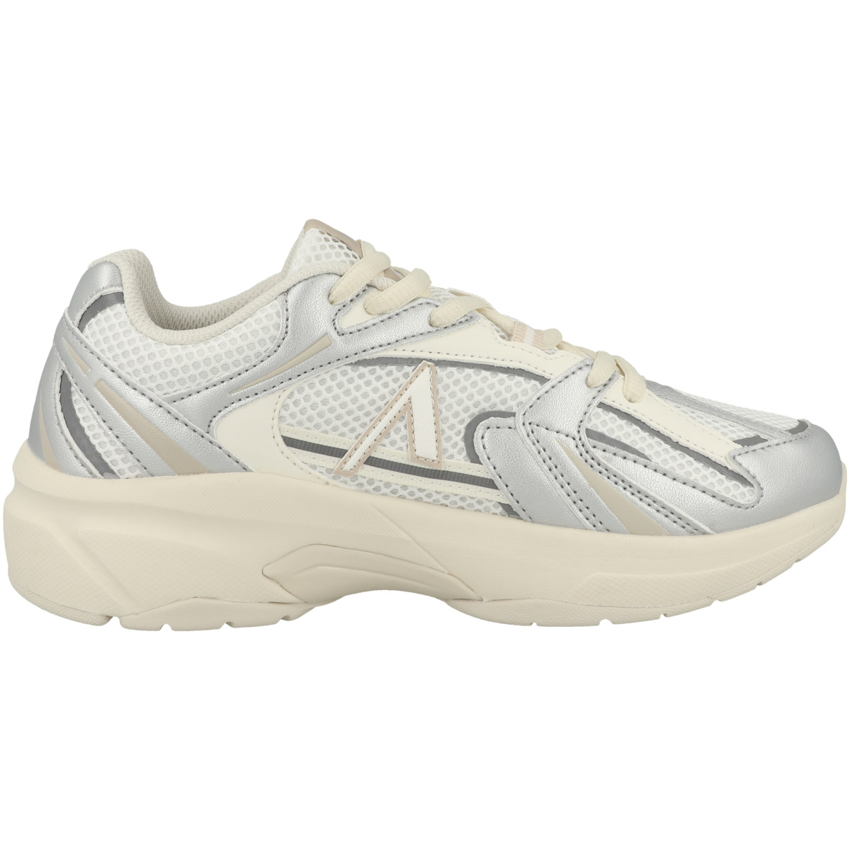 ARKK Copenhagen Oserra Mesh-Synthetic Leather Sneaker low silber