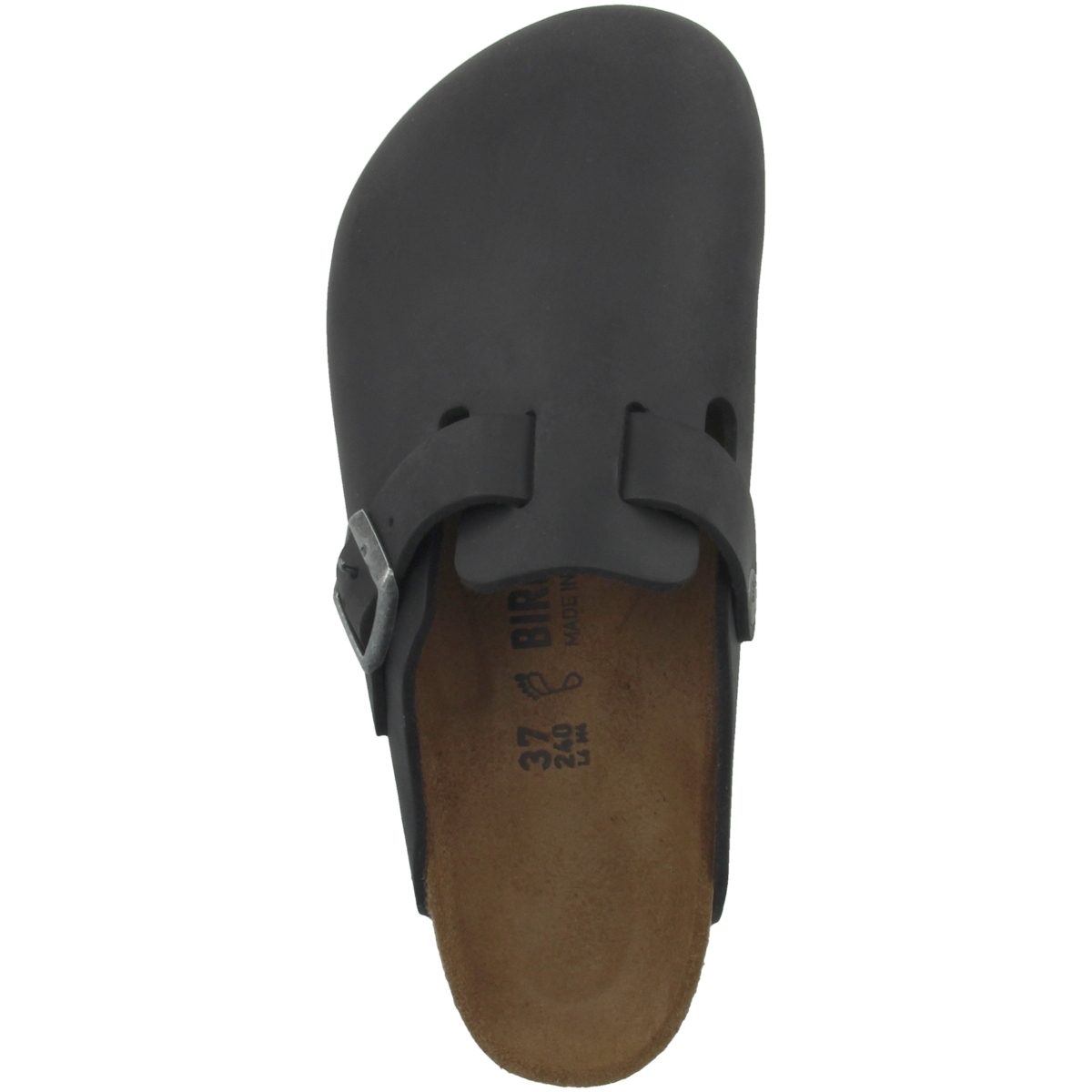 Birkenstock Boston Geöltes Nubukleder Clogs normal schwarz Birkenstock Boston Geöltes Nubukleder Clogs normal schwarz