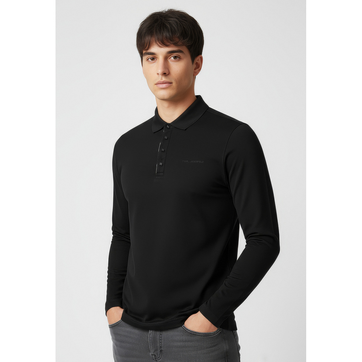 KARL LAGERFELD 745002 Poloshirt schwarz