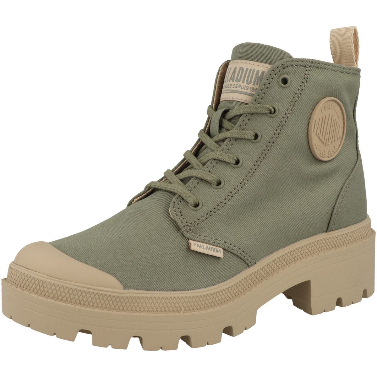 Palladium Pallabase Twill Boots gruen