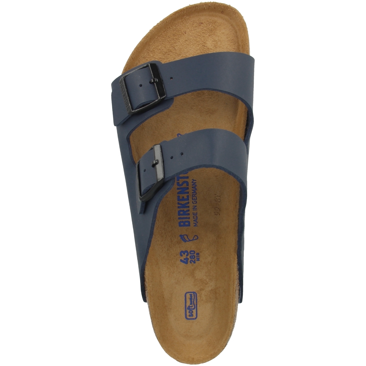 Birkenstock Arizona SFB Birko-Flor Sandale Weichbettung normal blau Birkenstock Arizona SFB Birko-Flor Sandale Weichbettung normal blau