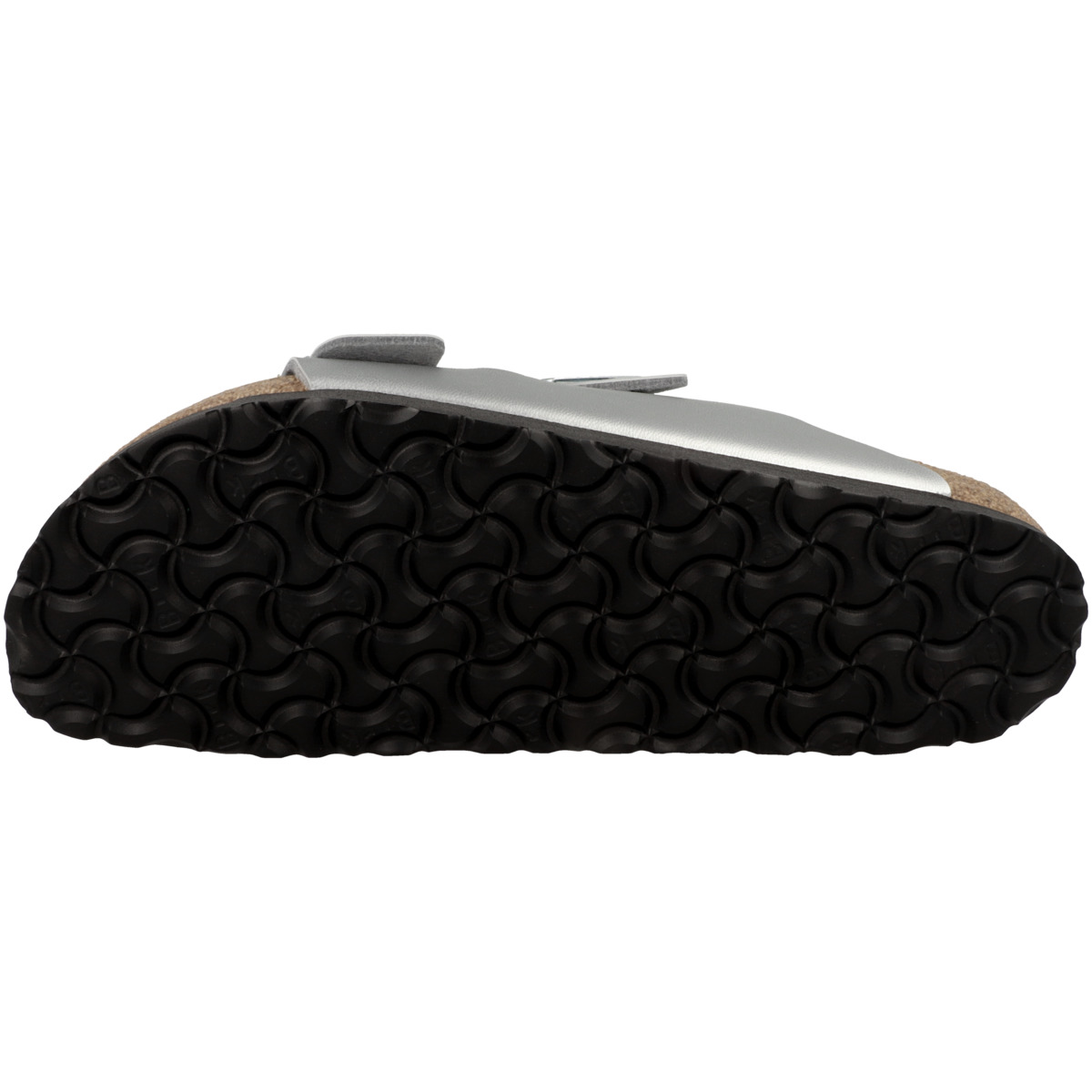 Birkenstock Arizona Birko-Flor Sandale schmal silber Birkenstock Arizona Birko-Flor Sandale schmal silber