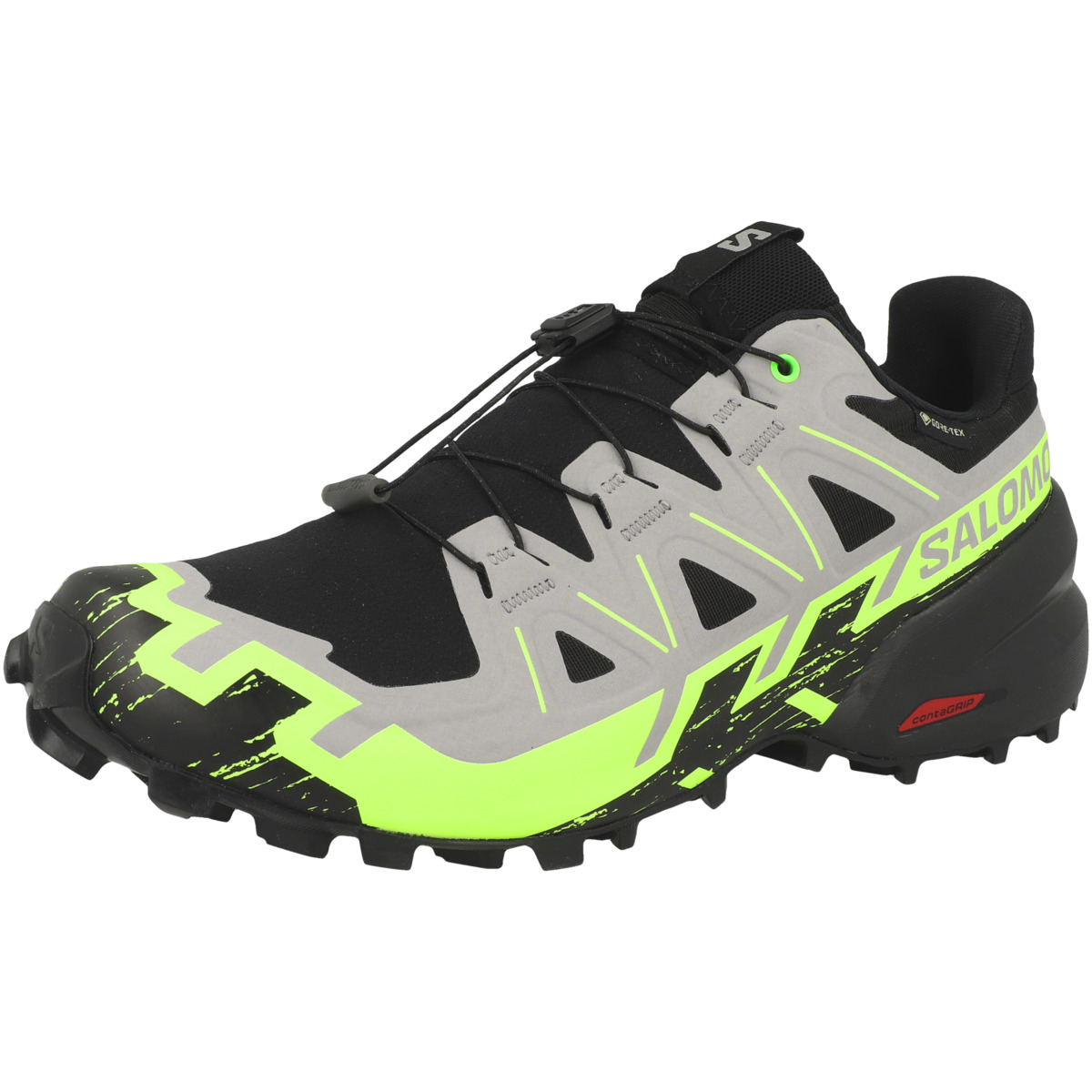 Salomon Speedcross 6 GTX Trailrunning Laufschuhe hellgrau