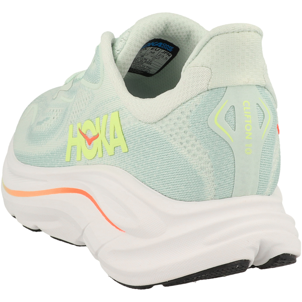 HOKA Clifton 10 Laufschuhe hellgruen