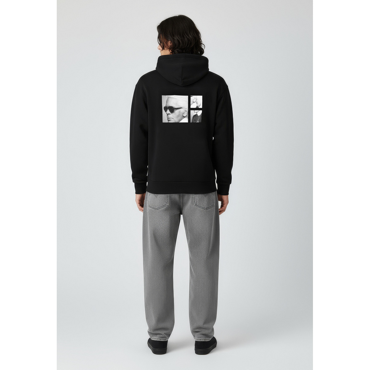 KARL LAGERFELD 705116 Hoodie schwarz