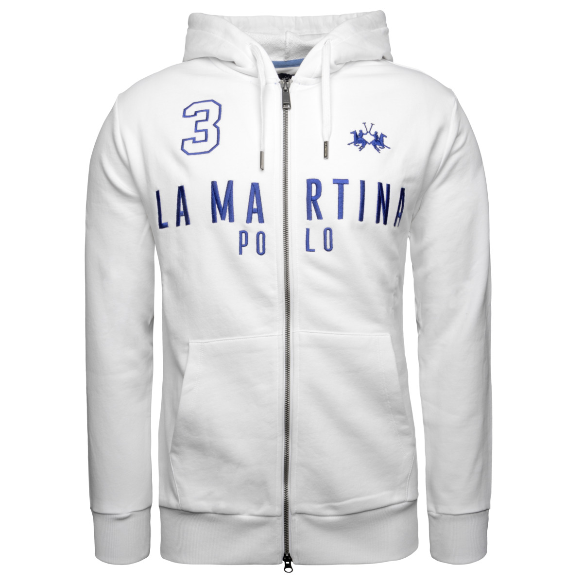 La Martina MAF305 Sweatjacke weiss