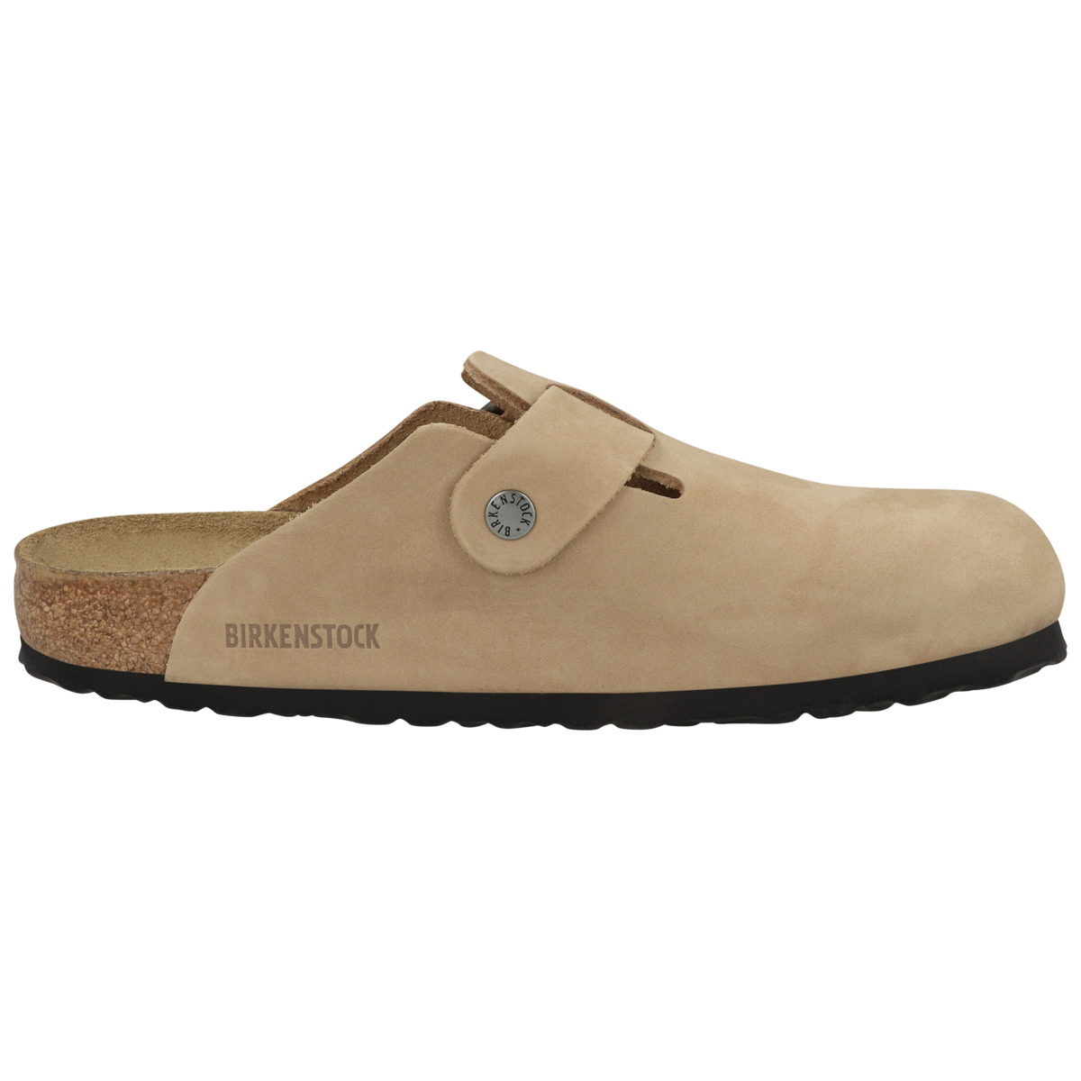 Birkenstock Boston Wire Buckle Nubukleder Clogs normal beige