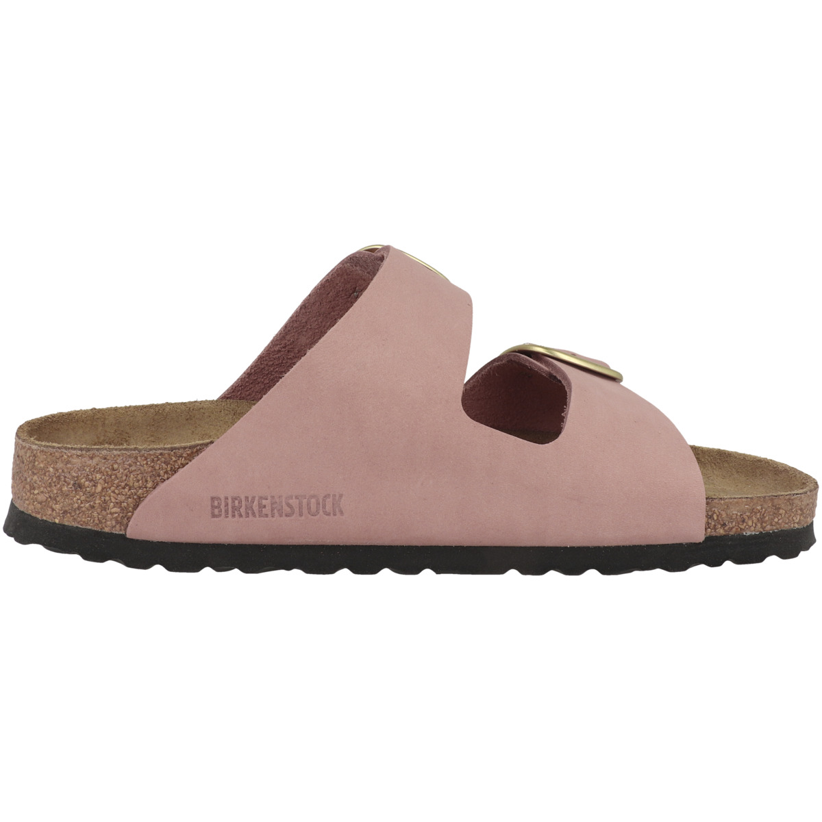 Birkenstock Arizona Big Buckle Nubukleder Sandale schmal rosa Birkenstock Arizona Big Buckle Nubukleder Sandale schmal rosa