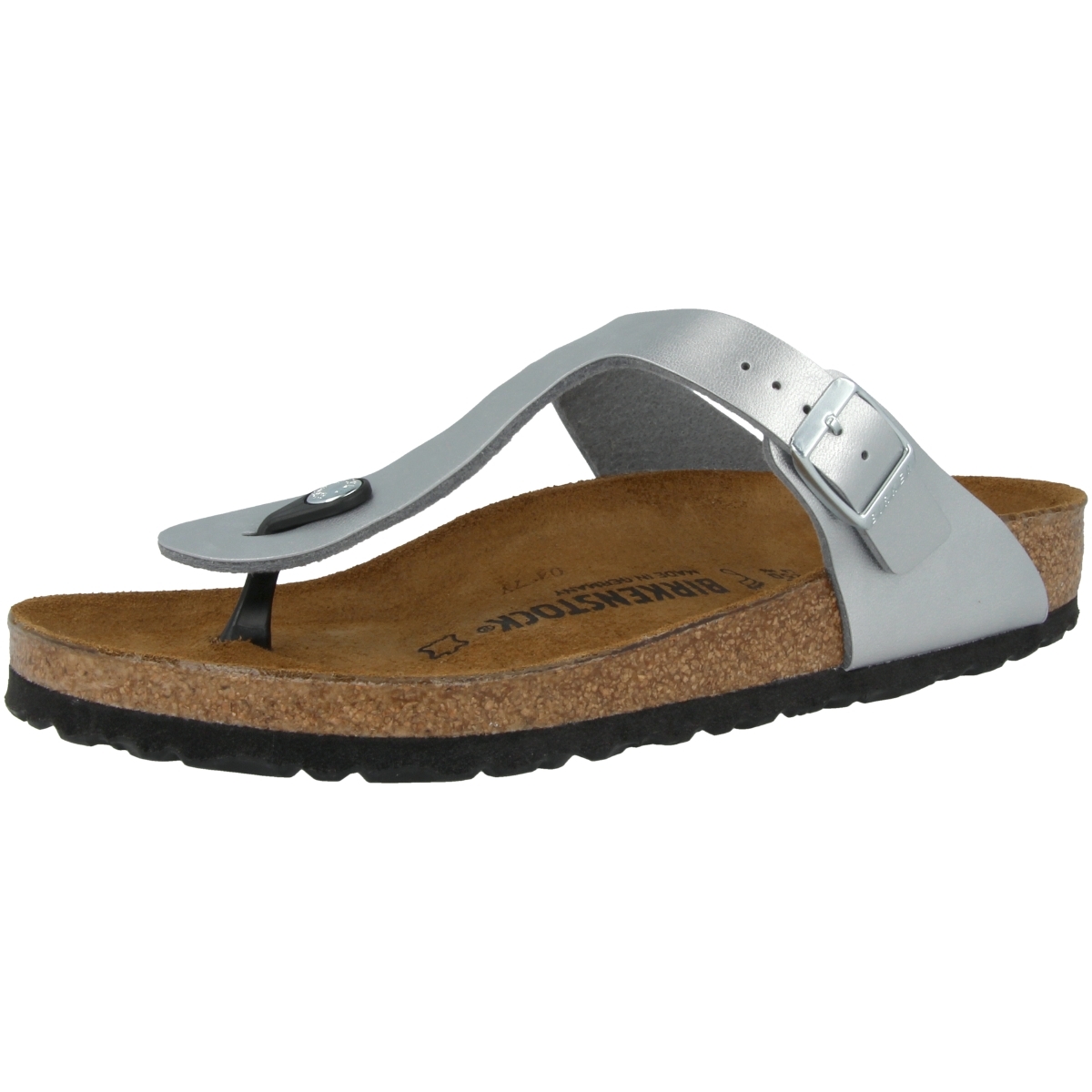 Birkenstock Gizeh Birko-Flor Sandale normal silber Birkenstock Gizeh Birko-Flor Sandale normal silber