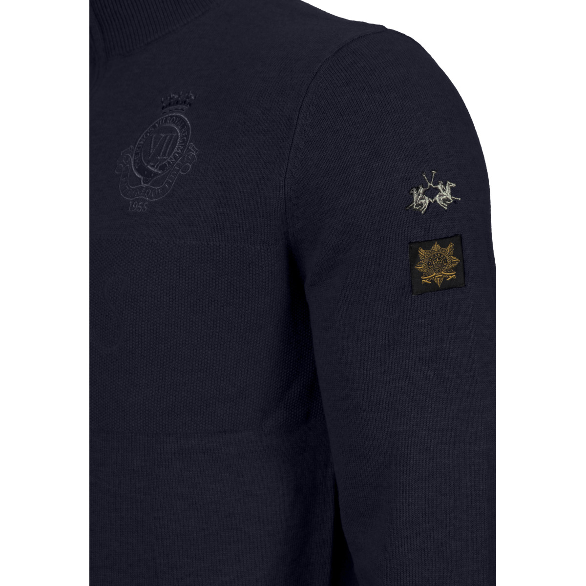 La Martina MBSG30 Pullover dunkelblau