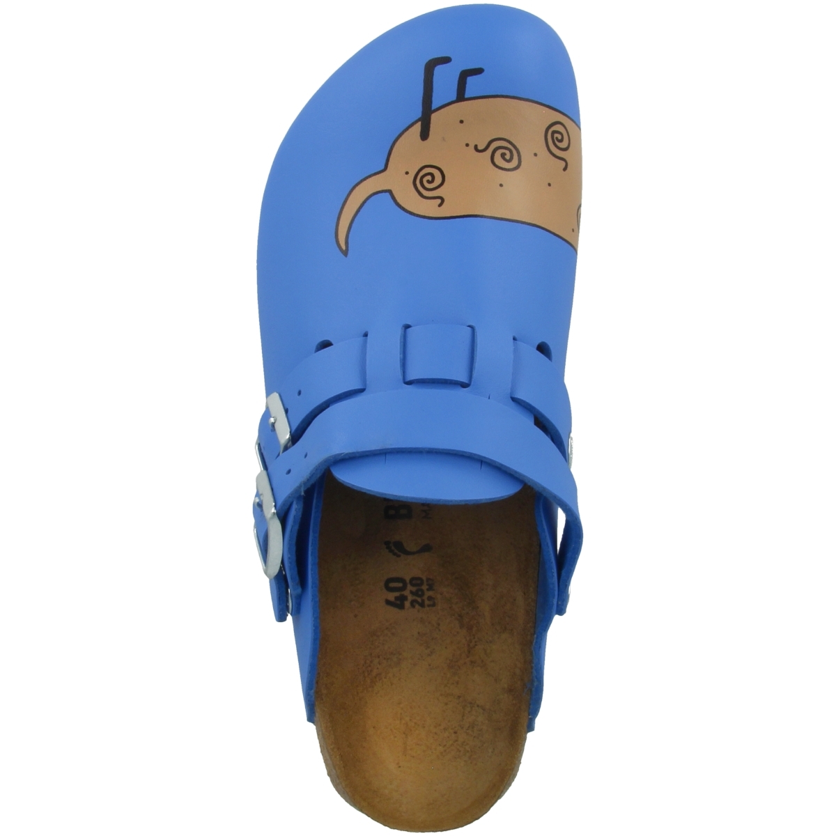 Birkenstock Kay SL Birko-Flor Clogs schmal blau Birkenstock Kay SL Birko-Flor Clogs schmal blau