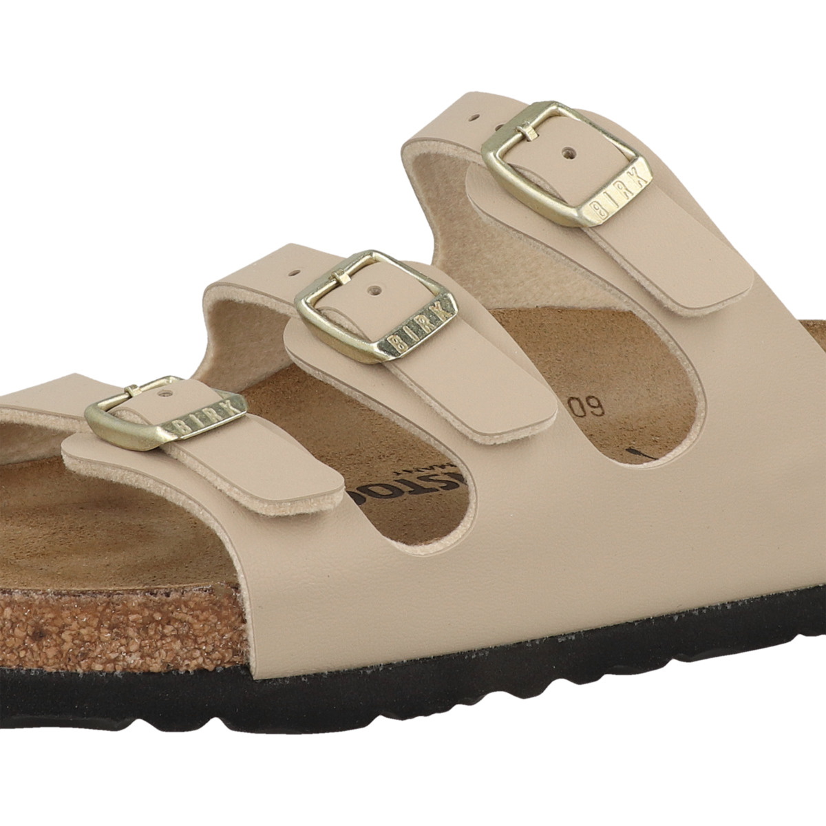 Birkenstock Florida Birko-Flor Sandale schmal beige