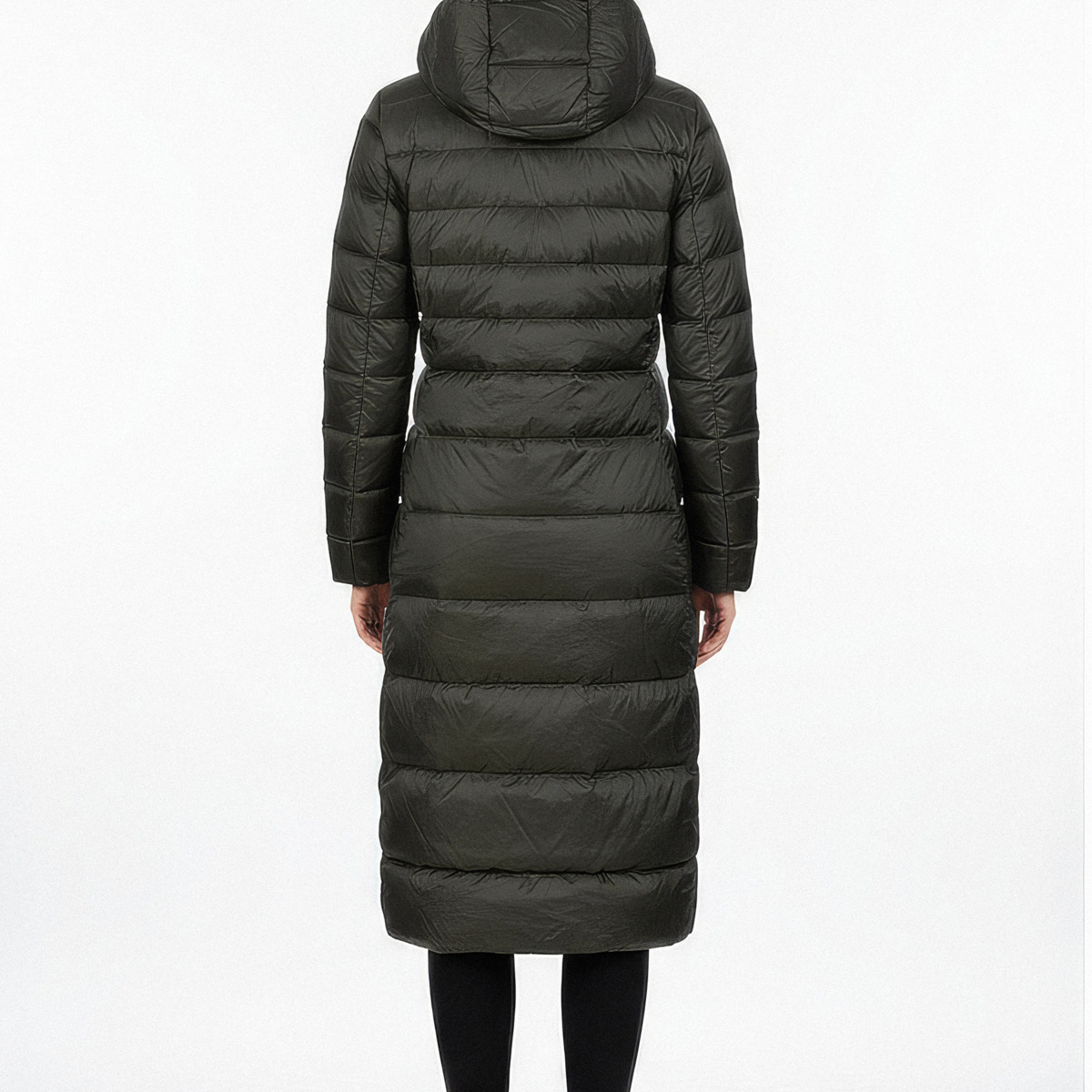 Blauer Anita Daunenjacke dunkelgruen