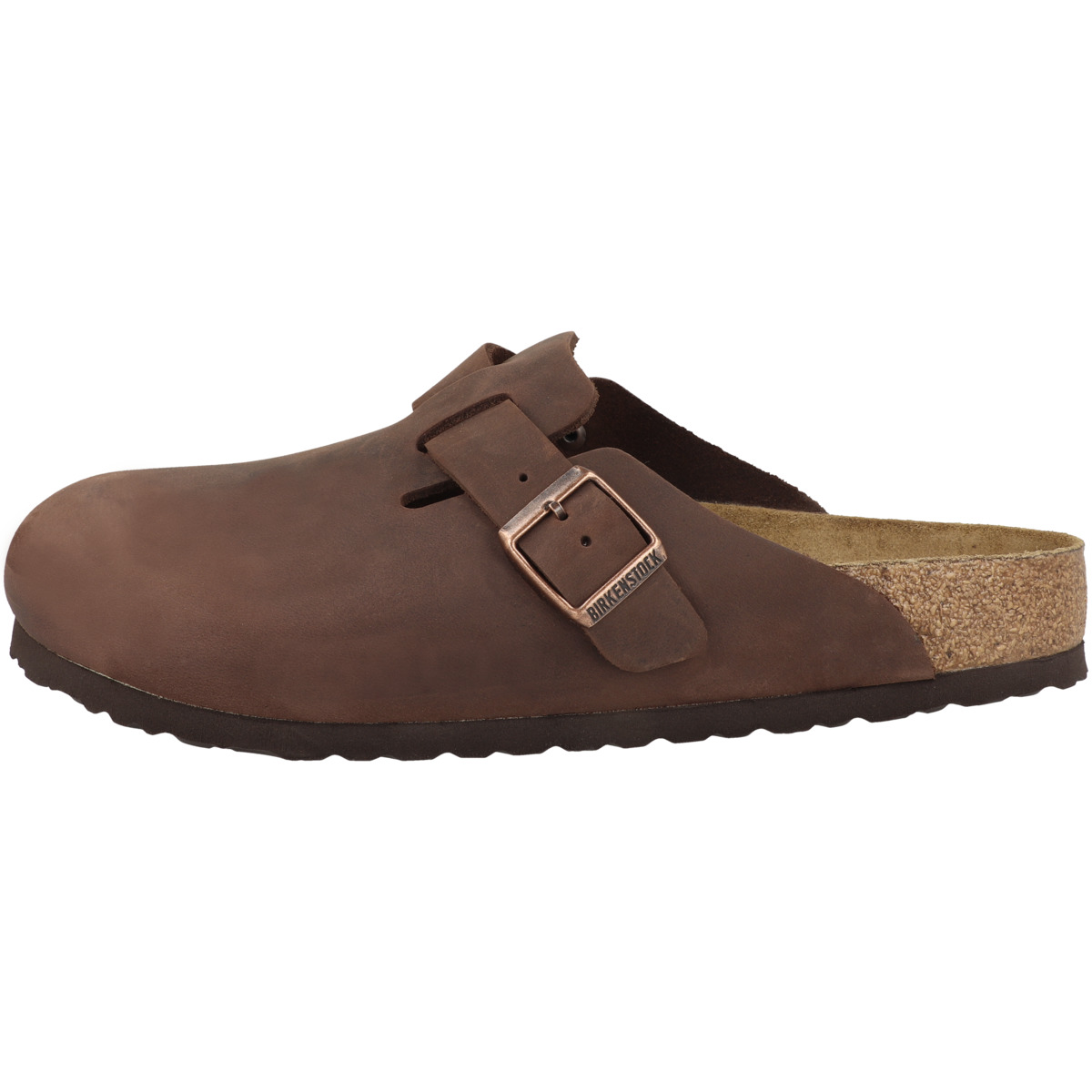 Birkenstock Boston SFB geöltes Naturleder Clogs Weichbettung normal braun