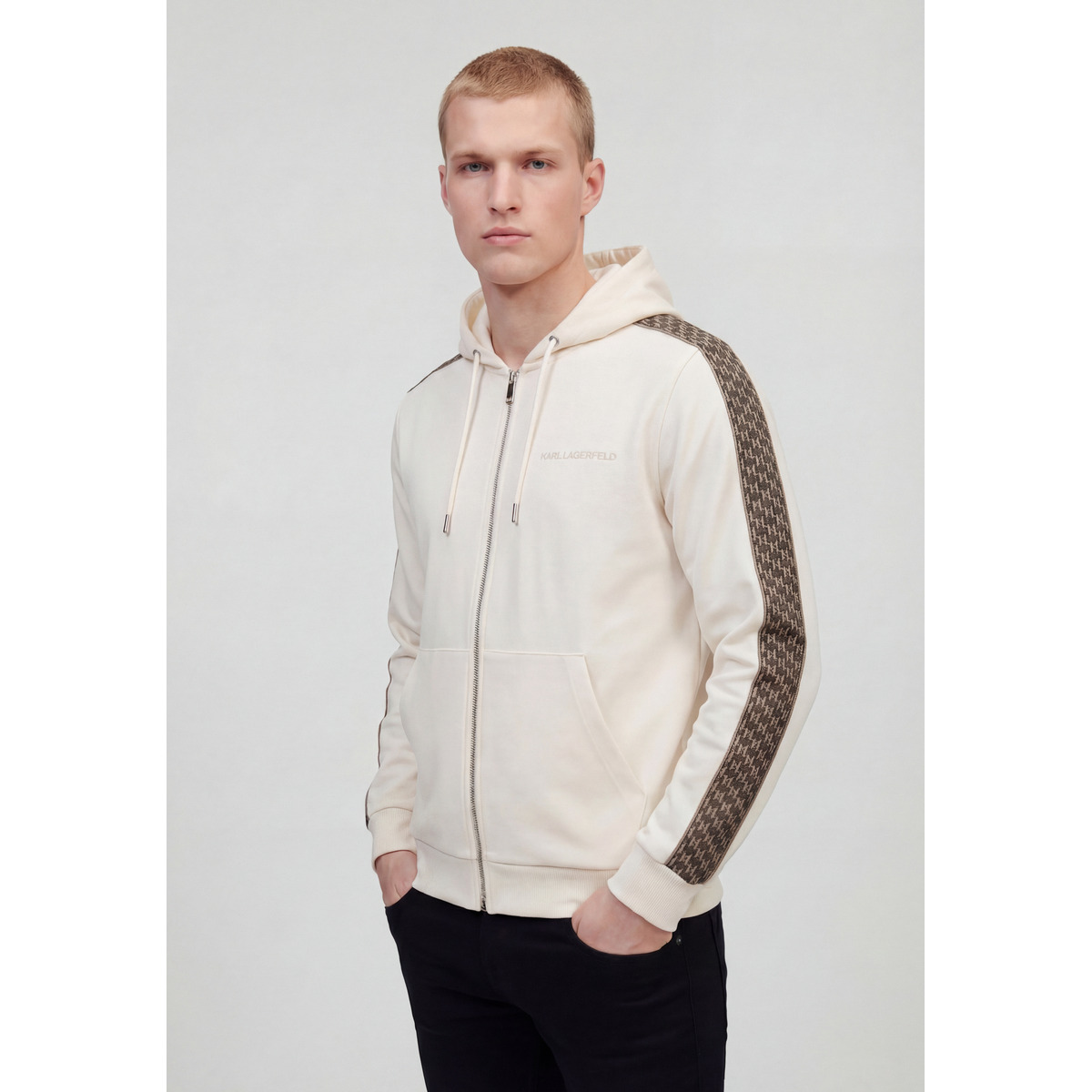 KARL LAGERFELD 705007 Sweatjacke creme