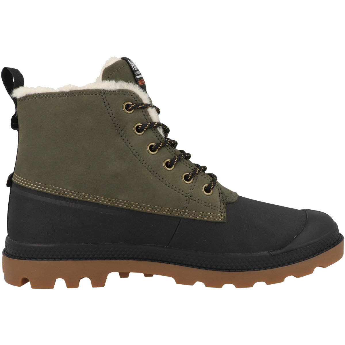 Palladium Pampa Duck WL WP+ Boots dunkelgruen