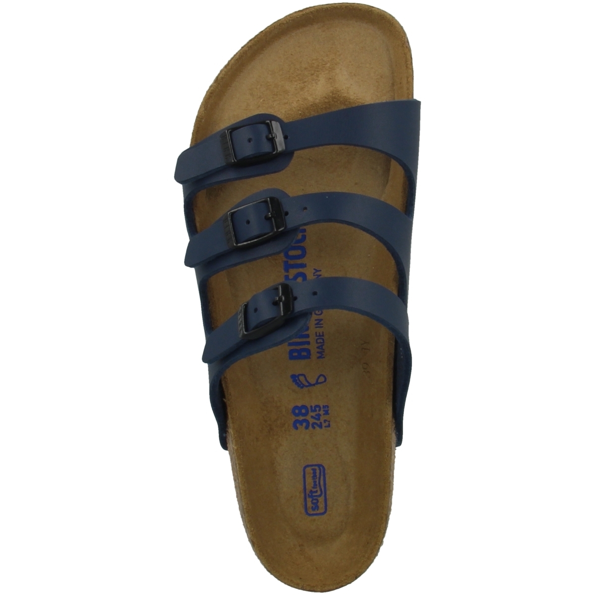 Birkenstock Florida Birko-Flor Sandale normal blau