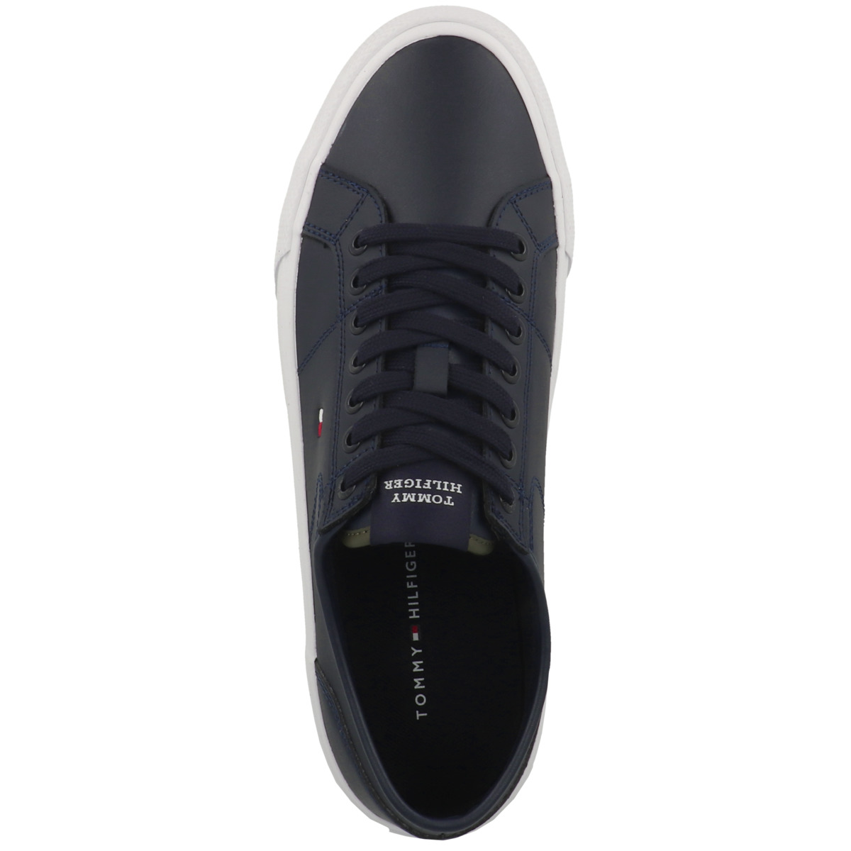 Tommy Hilfiger Core Vulcanized Cleated Leather Sneaker dunkelblau Tommy Hilfiger Core Vulcanized Cleated Leather Sneaker dunkelblau
