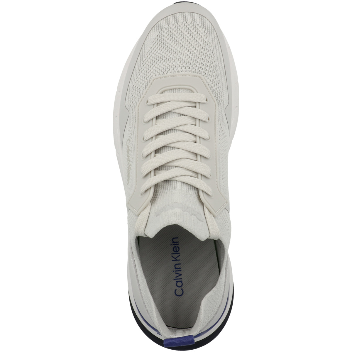 Calvin Klein Low Top Lace Up Mix Sneaker hellgrau Calvin Klein Low Top Lace Up Mix Sneaker hellgrau