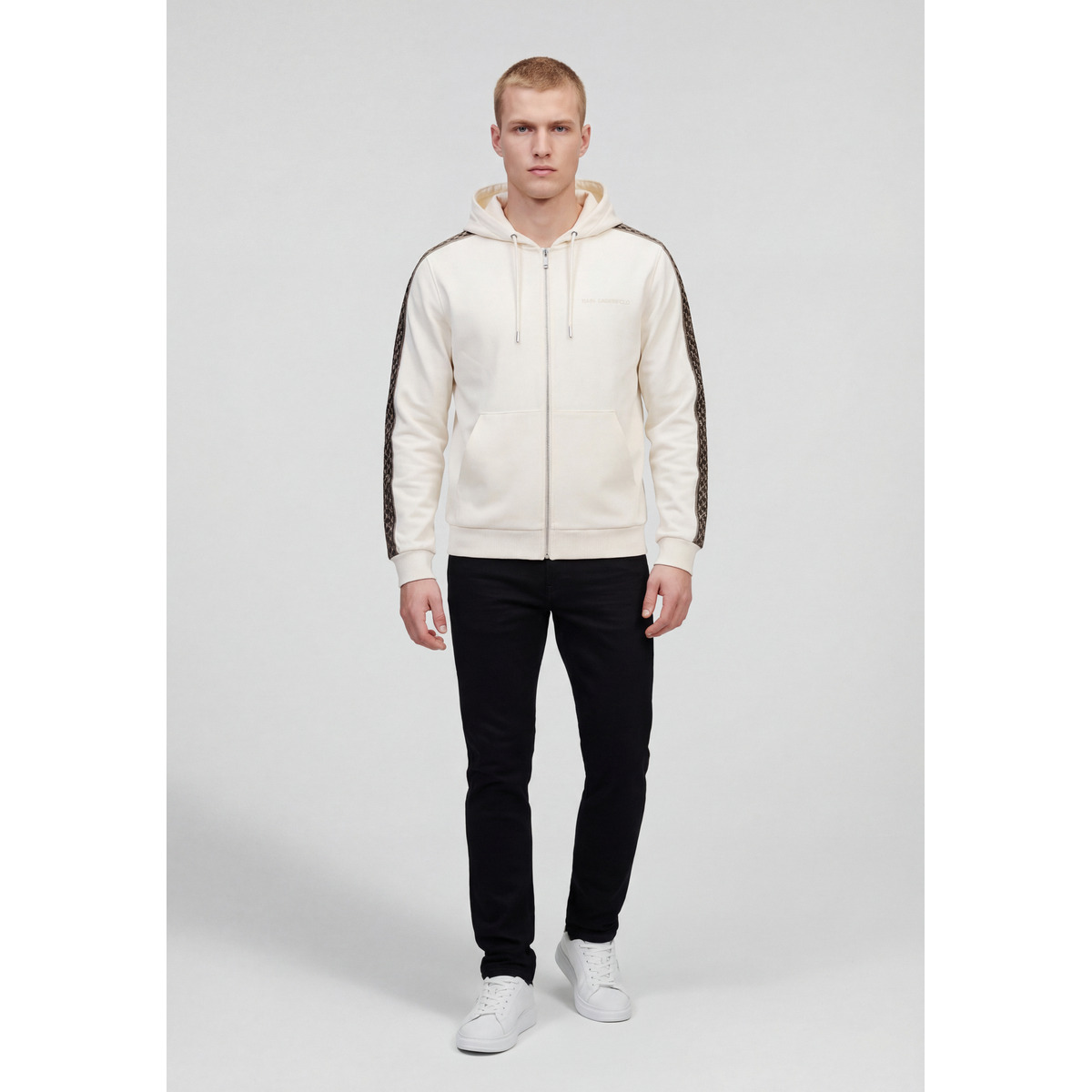 KARL LAGERFELD 705007 Sweatjacke creme