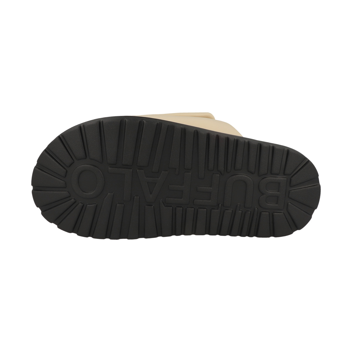 Buffalo Palma Velcro Pantolette creme