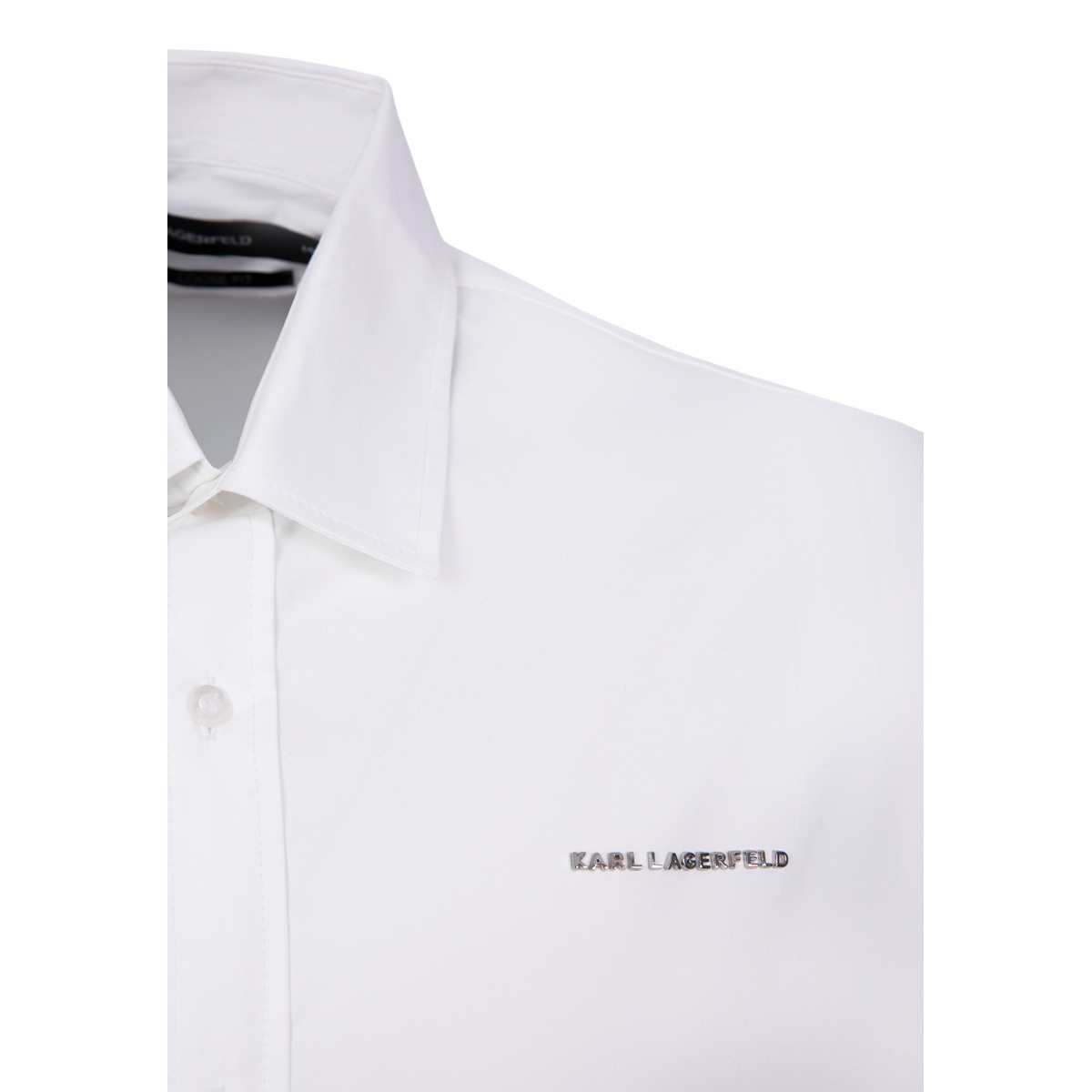 KARL LAGERFELD 605932 Langarmhemd weiss