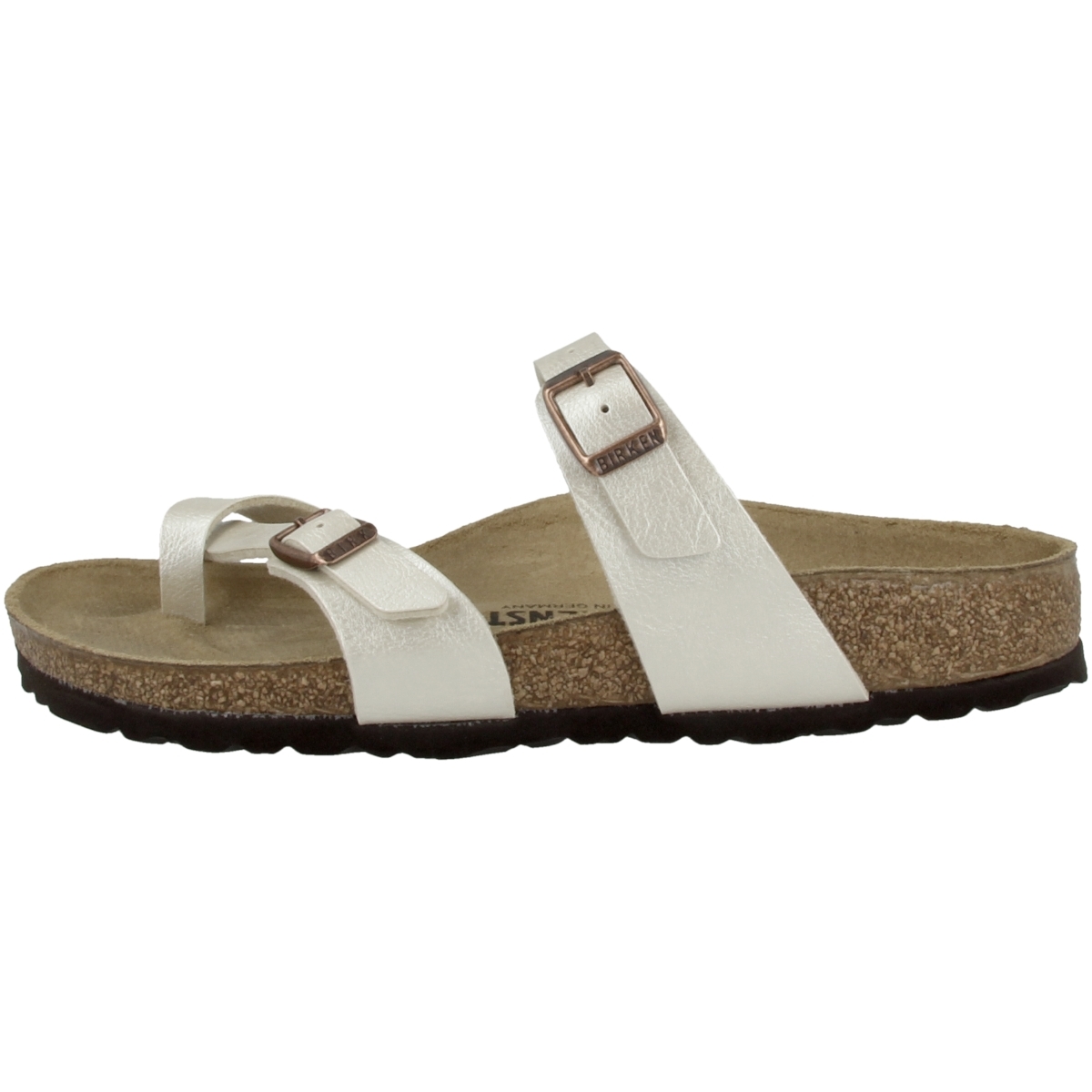 Birkenstock Mayari Birko-Flor Sandale schmal weiss