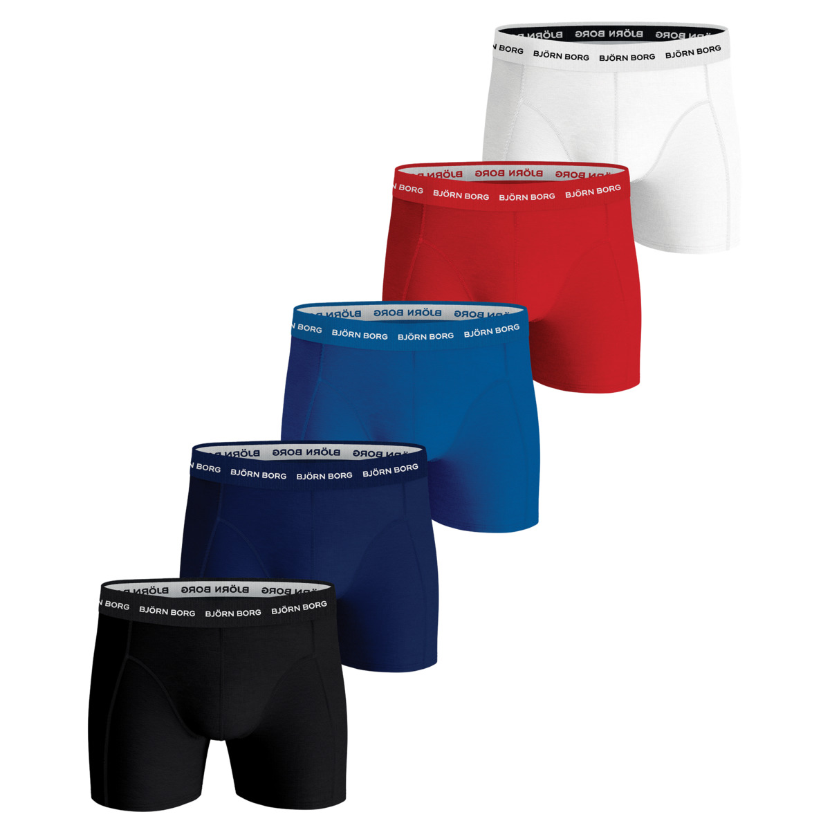 Björn Borg Cotton Stretch Boxer 7er Pack Boxershorts multicolor