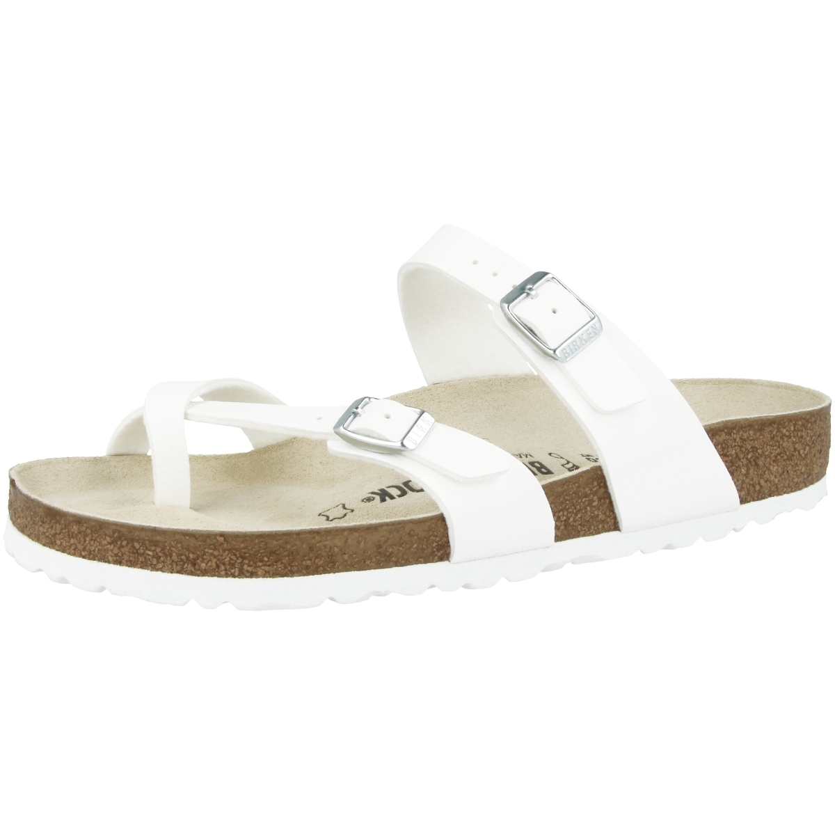 Birkenstock Mayari Birko-Flor Sandale normal weiss Birkenstock Mayari Birko-Flor Sandale normal weiss