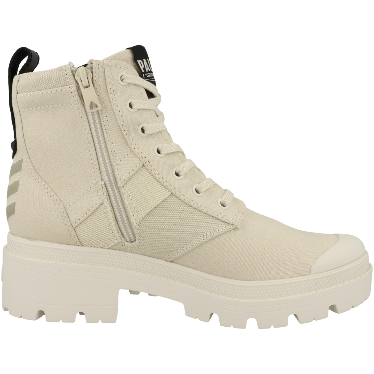 Palladium Pallabase Hi Army Boots creme