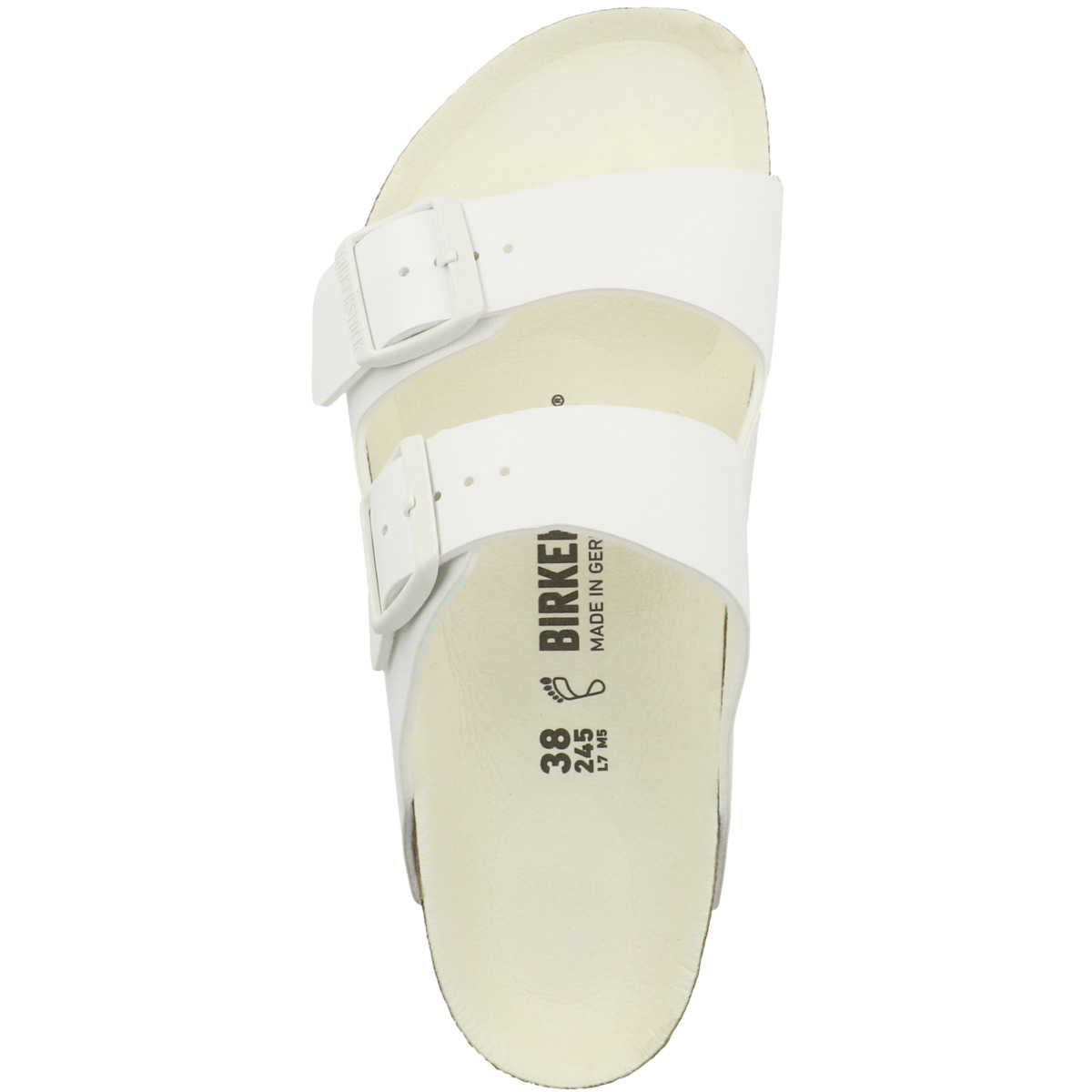 Birkenstock Arizona Birko-Flor Sandale normal weiss Birkenstock Arizona Birko-Flor Sandale normal weiss