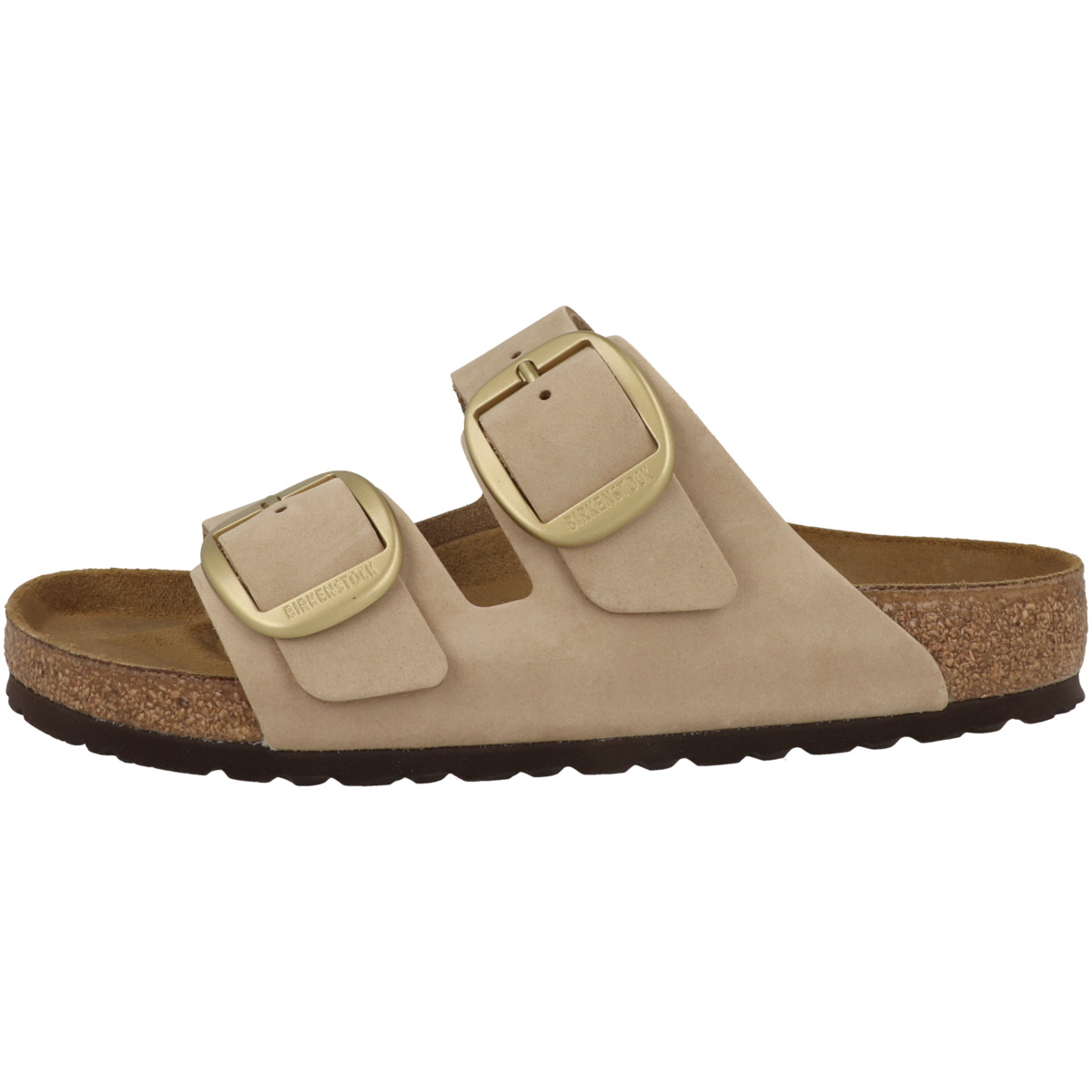 Birkenstock Arizona Big Buckle Nubukleder Sandale normal beige