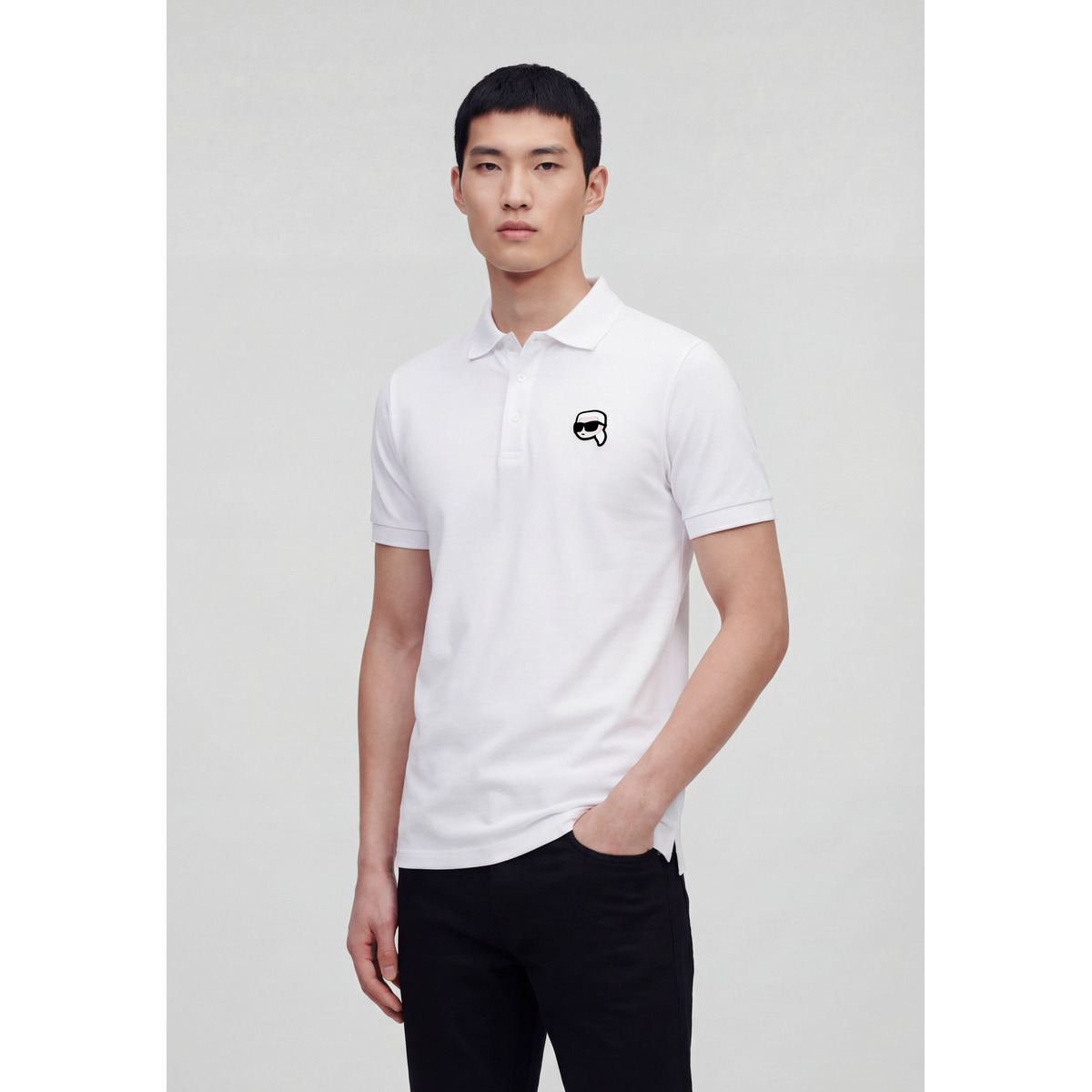 KARL LAGERFELD 745710 Poloshirt weiss