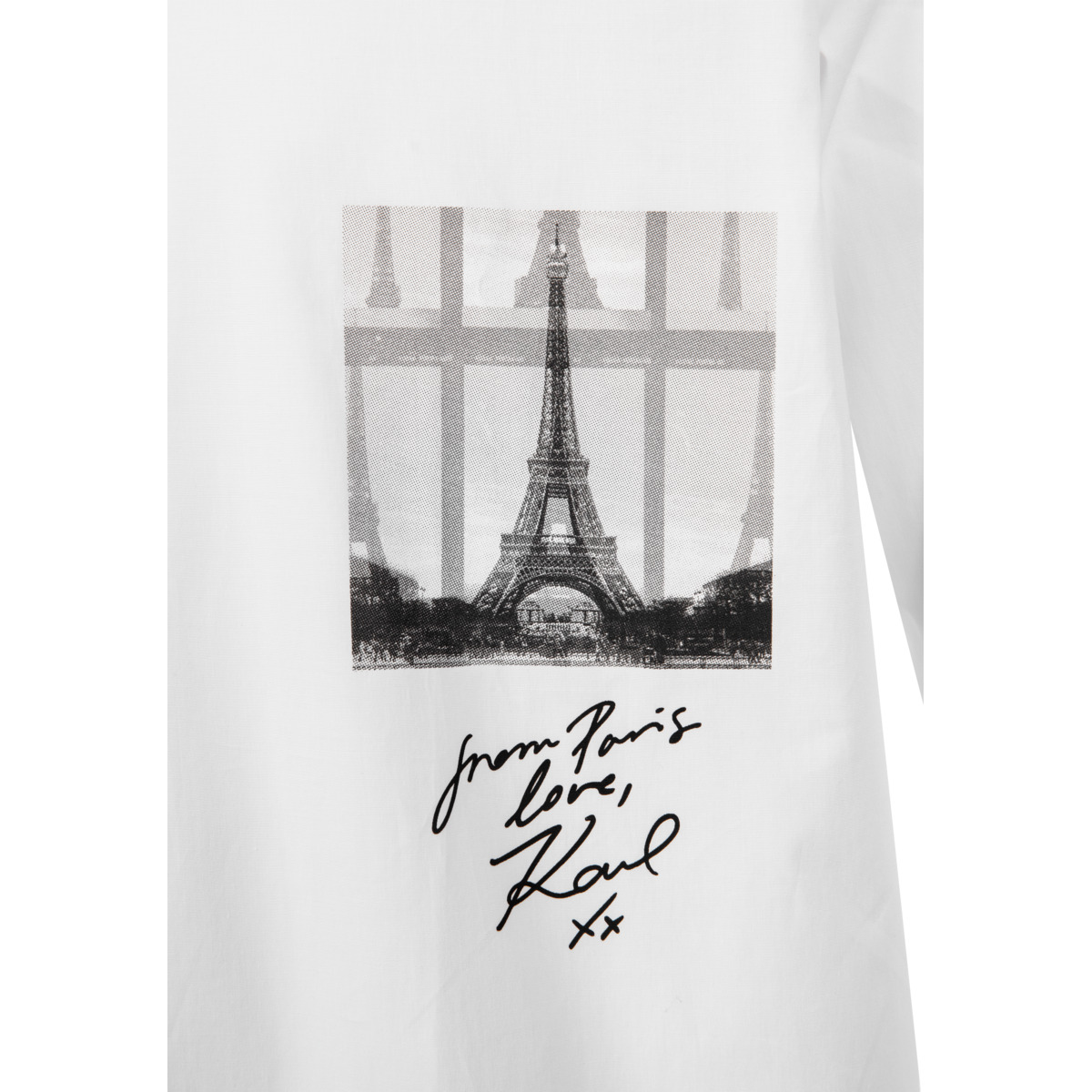 KARL LAGERFELD 605443 Hemd weiss