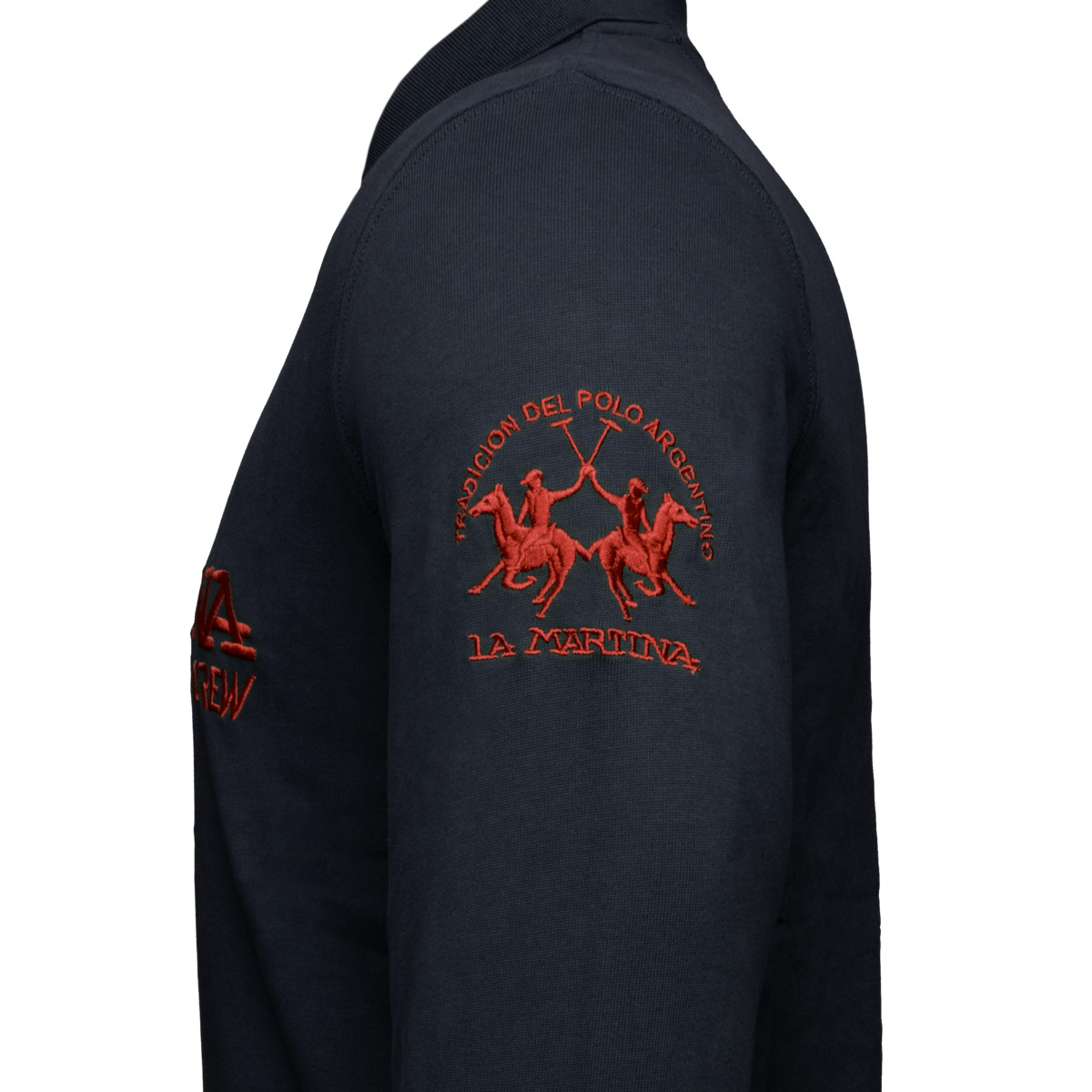 La Martina XMP306 Poloshirt LS dunkelblau