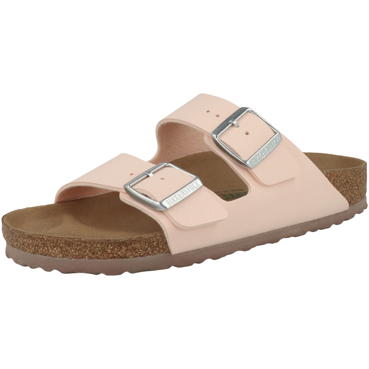 Birkenstock Arizona Birko-Flor Nubuk Sandale schmal rosa