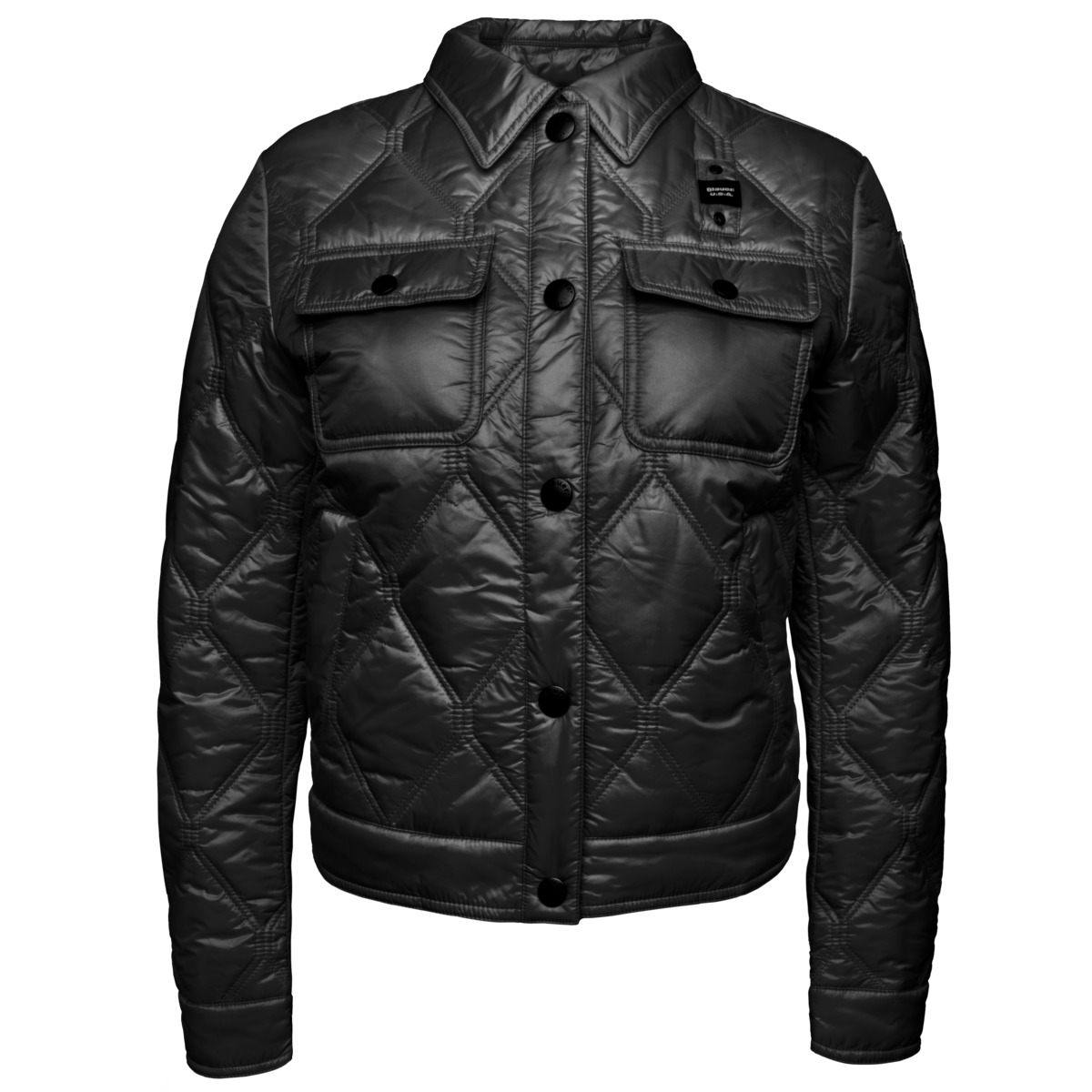 Blauer Delhi Übergangsjacke schwarz