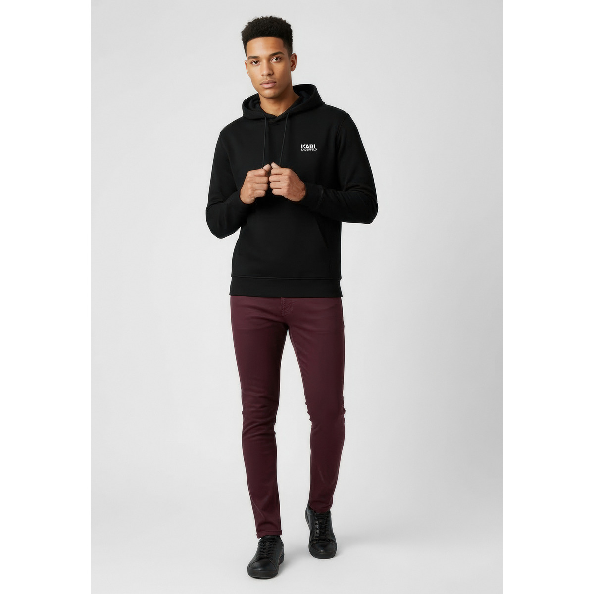 KARL LAGERFELD 705781 Hoodie schwarz