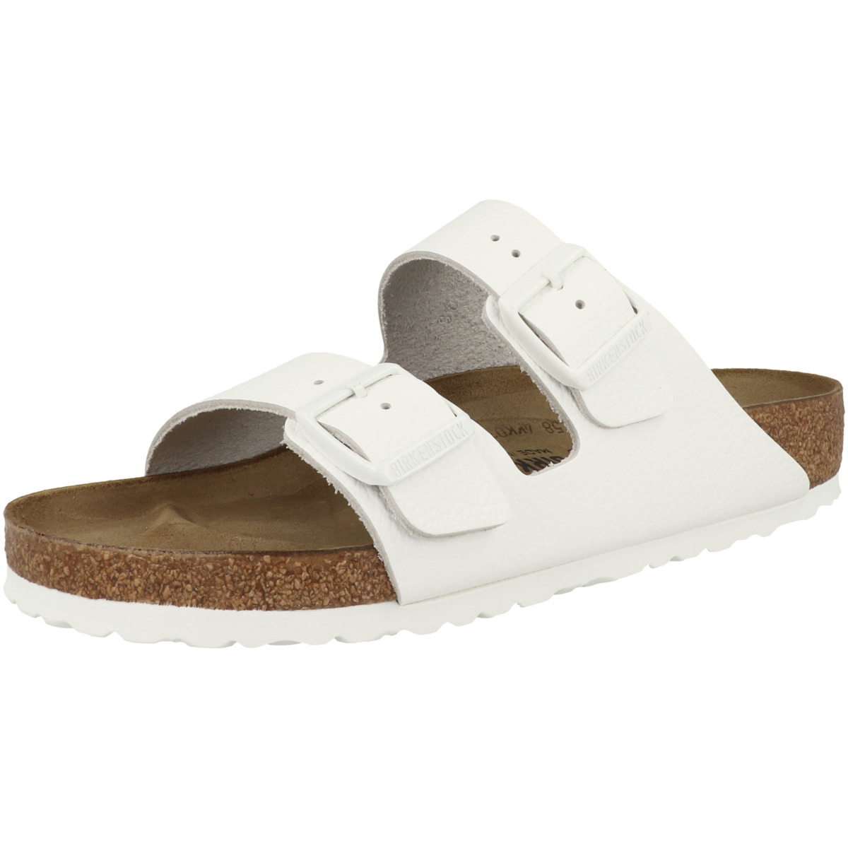 Birkenstock Arizona Naturleder Sandale normal weiss