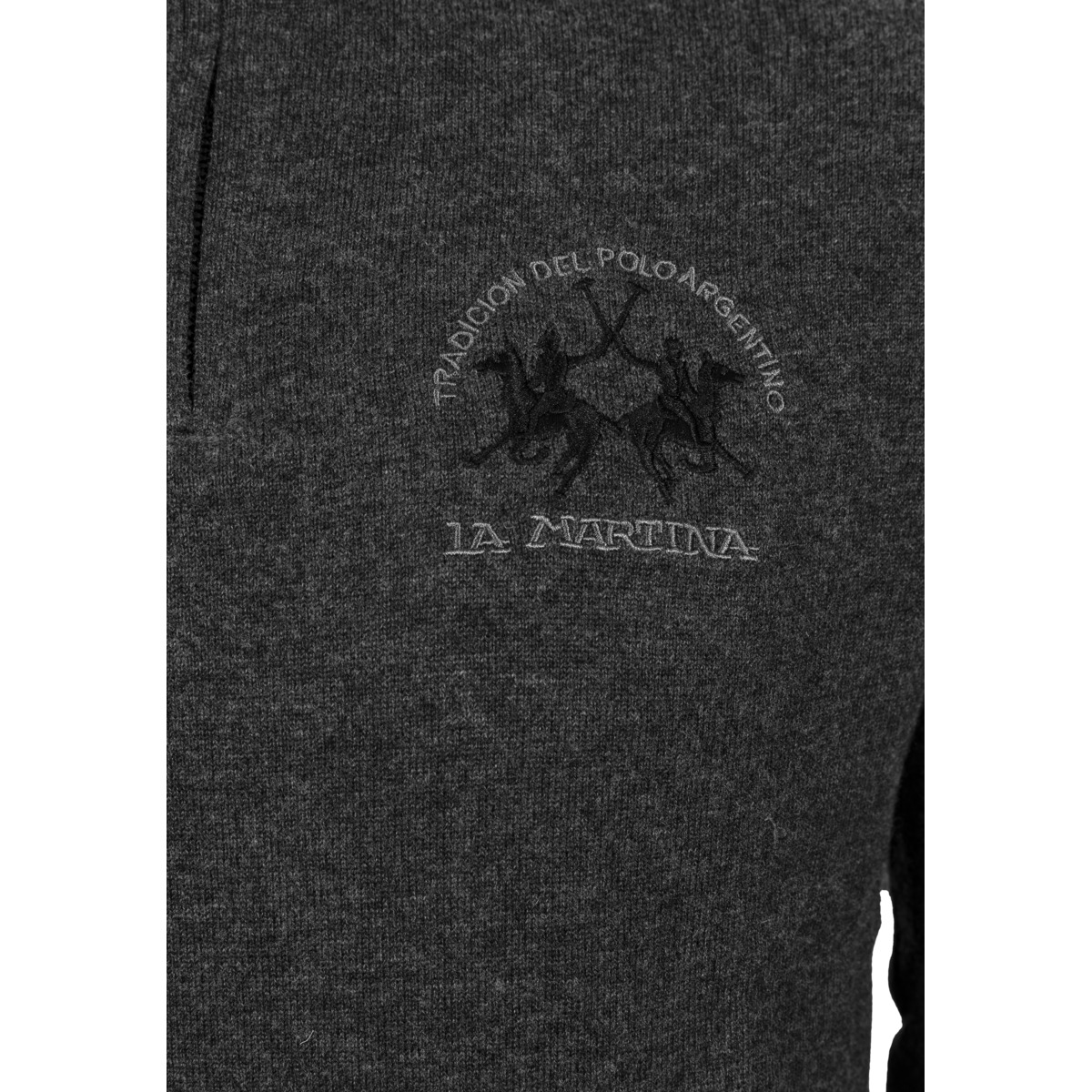 La Martina MBS314 Pullover dunkelgrau
