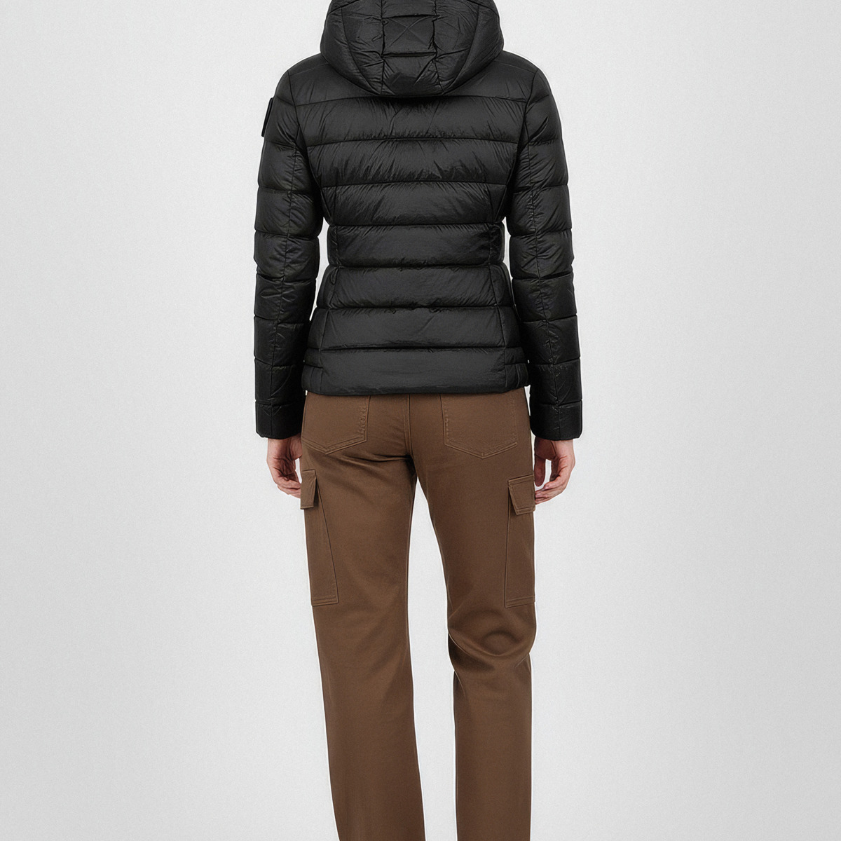 Blauer Charme Daunenjacke schwarz