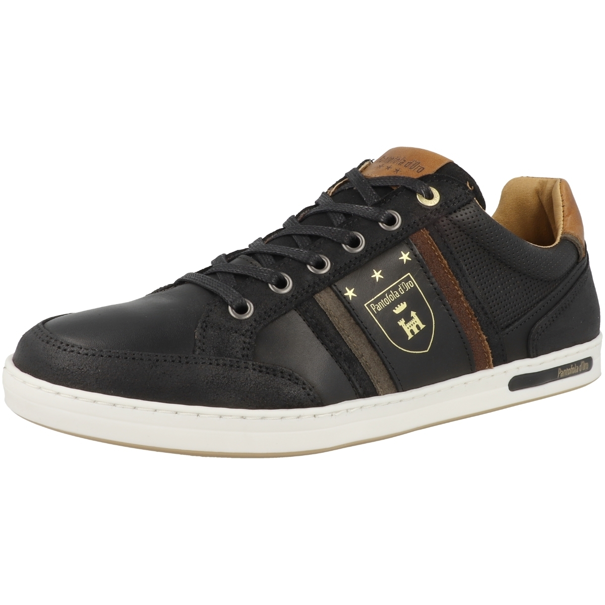 Pantofola d Oro Ravenna Uomo Low Sneaker schwarz