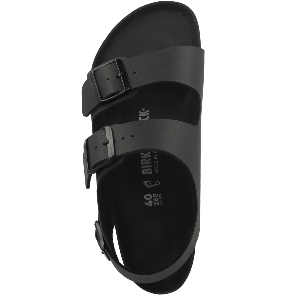 Birkenstock Milano Birko-Flor Sandale normal schwarz