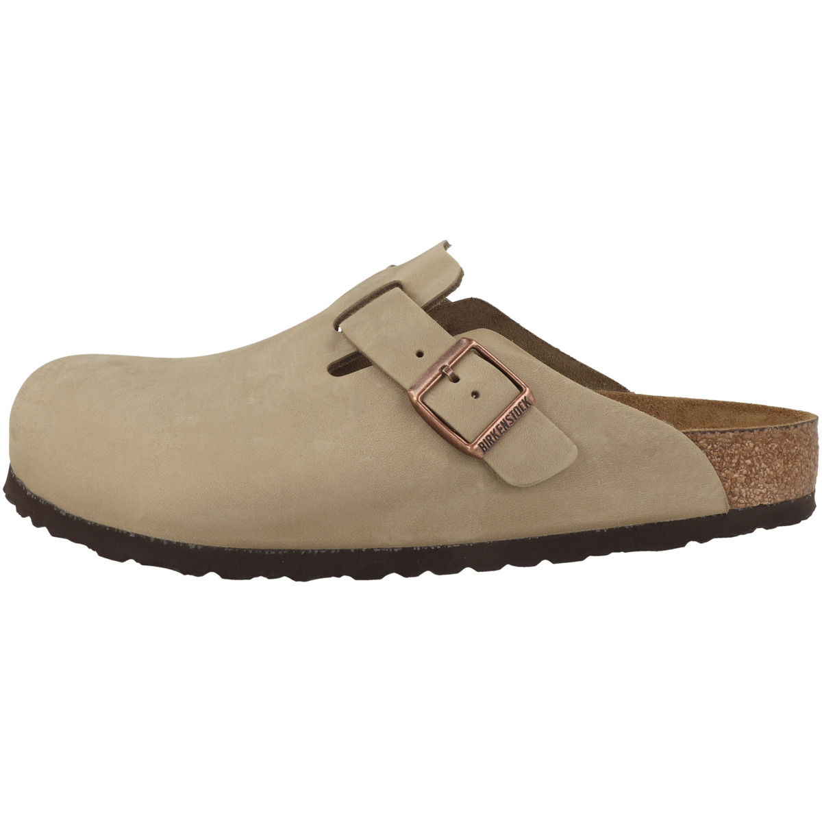 Birkenstock Boston SFB geöltes Naturleder Clogs Weichbettung normal hellbraun