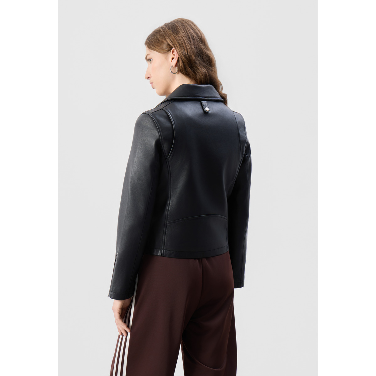 Bolongaro Trevor Millie Biker Lederjacke schwarz