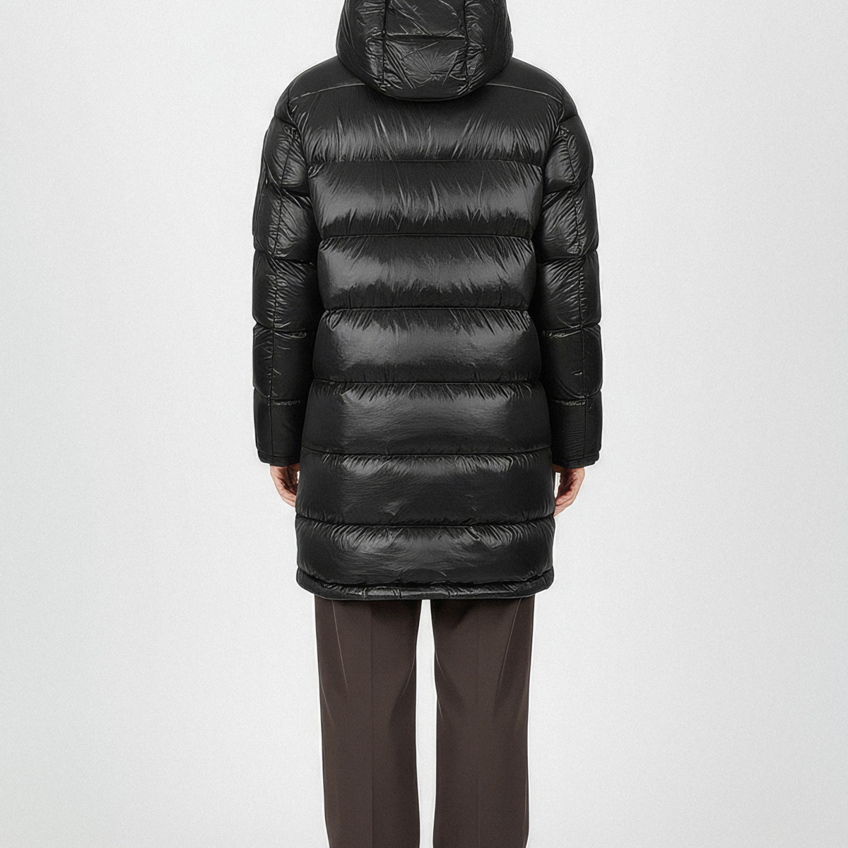 Blauer Aldrich Steppjacke schwarz