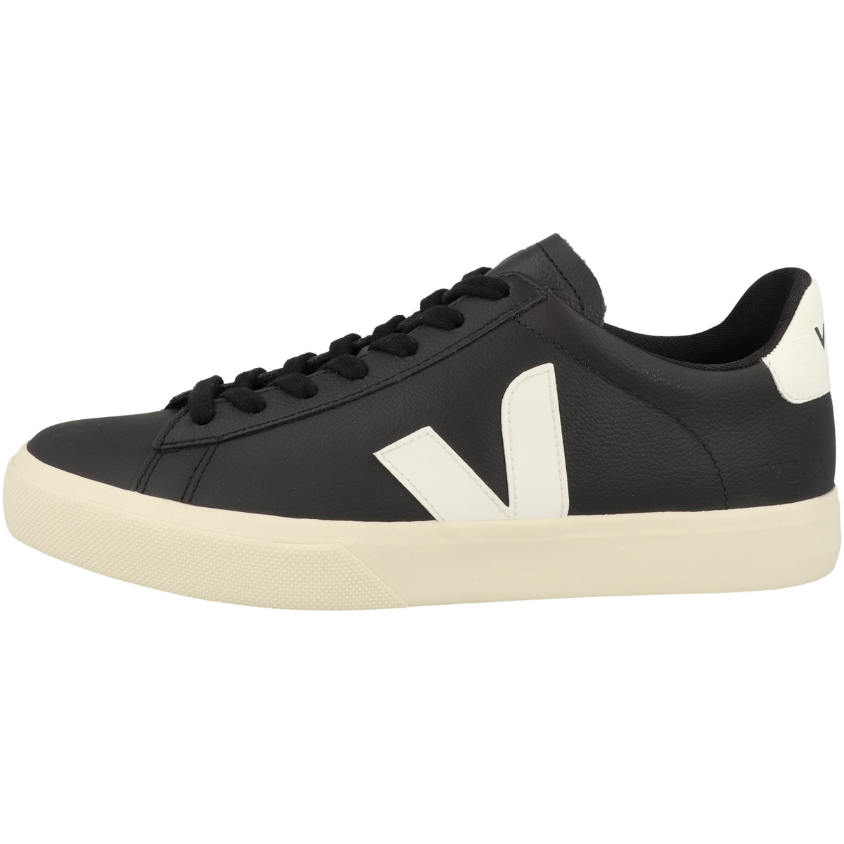 VEJA Campo Chromefree Leather Sneaker low schwarz