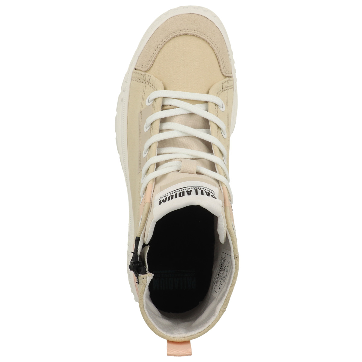Palladium Pallashock Backzip 2 Sneaker high creme Palladium Pallashock Backzip 2 Sneaker high creme